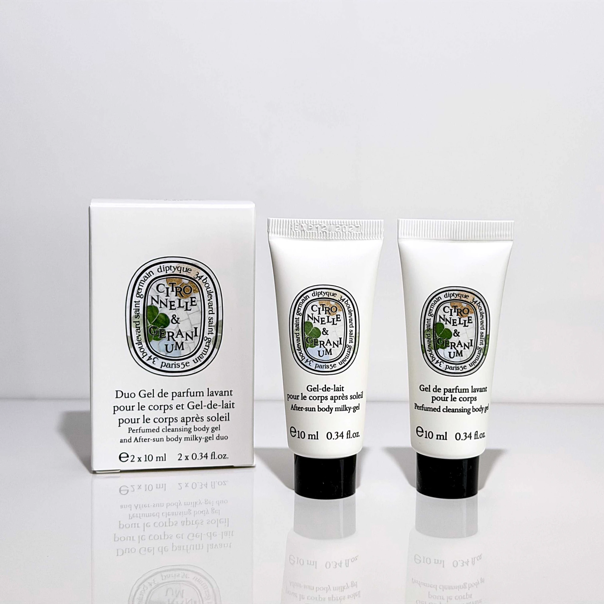 Diptyque Citronelle & Geranium duo gel