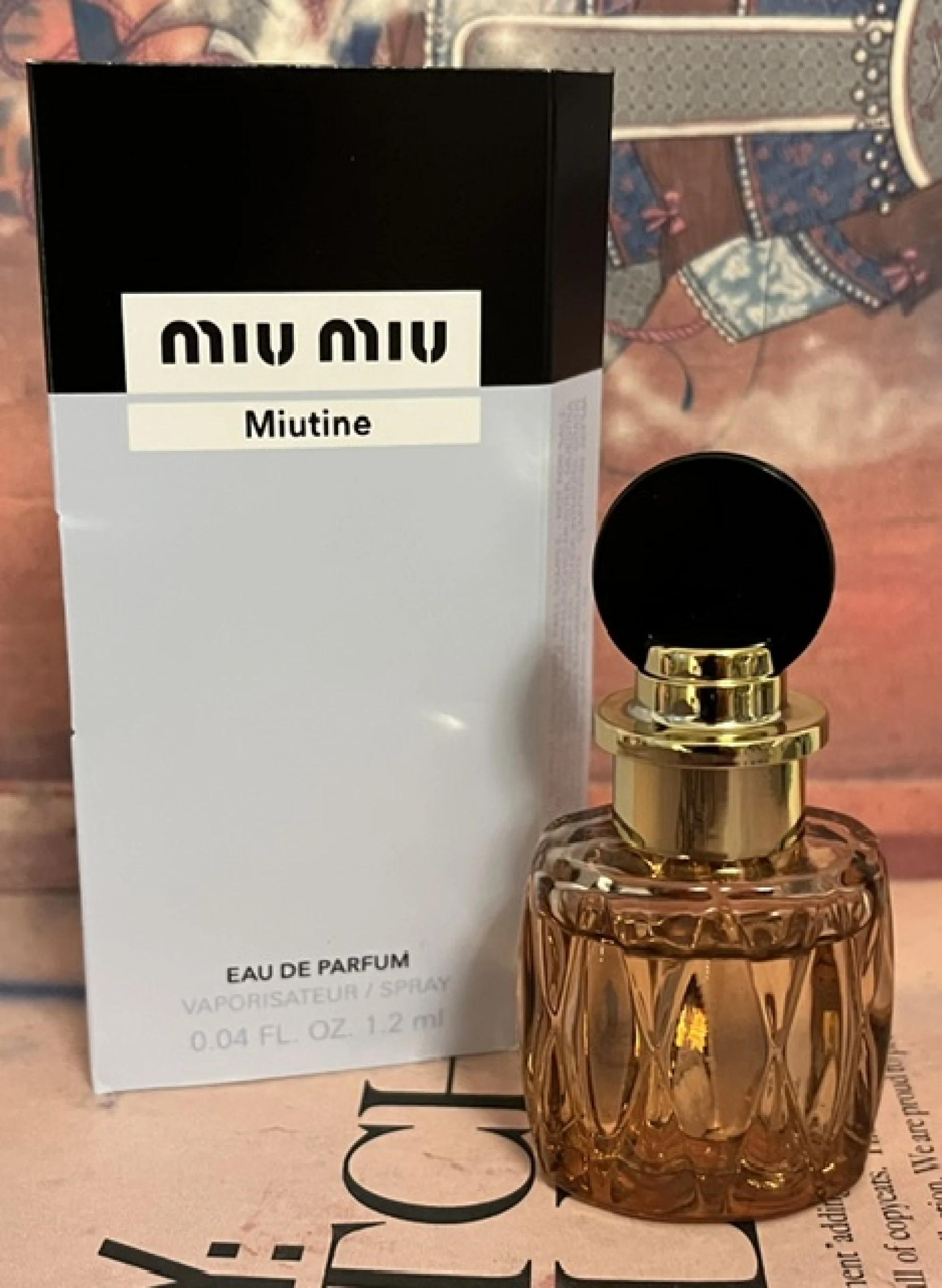 Miu Miu Miutine EDP 7 ml, illatmintával