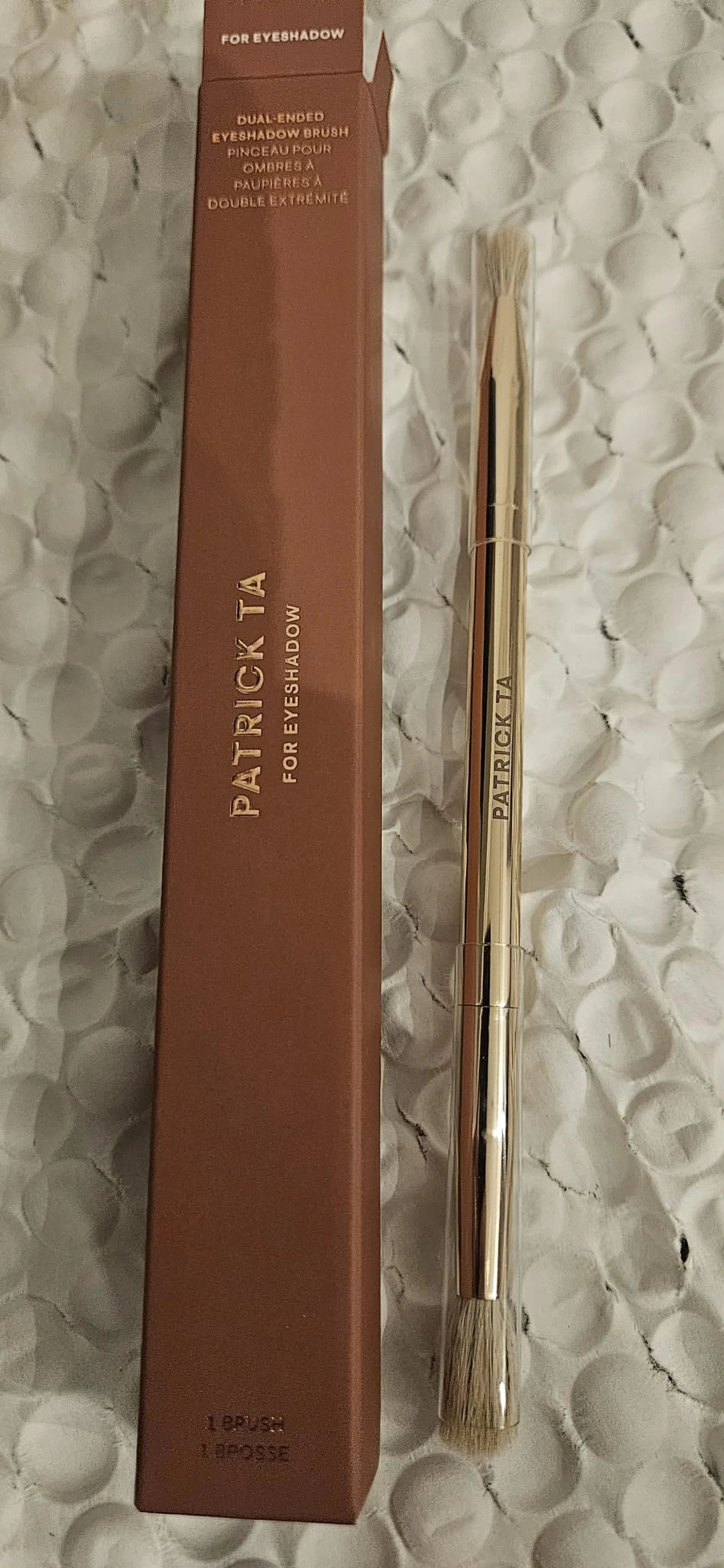 Patrick Ta Dual ended eyeshadow brush