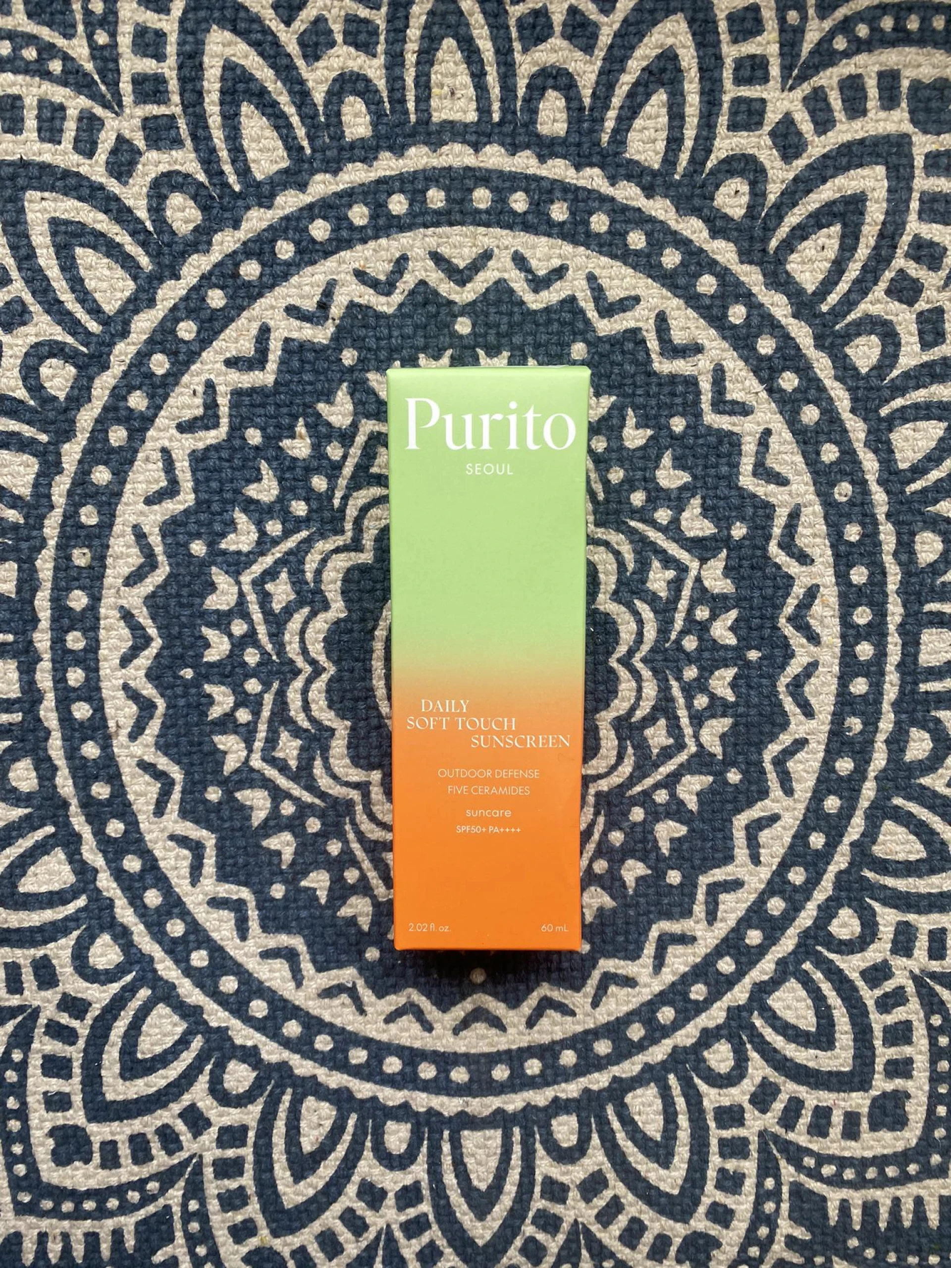 Purito Daily Soft Touch Fényvédő SPF50+/ PA++++