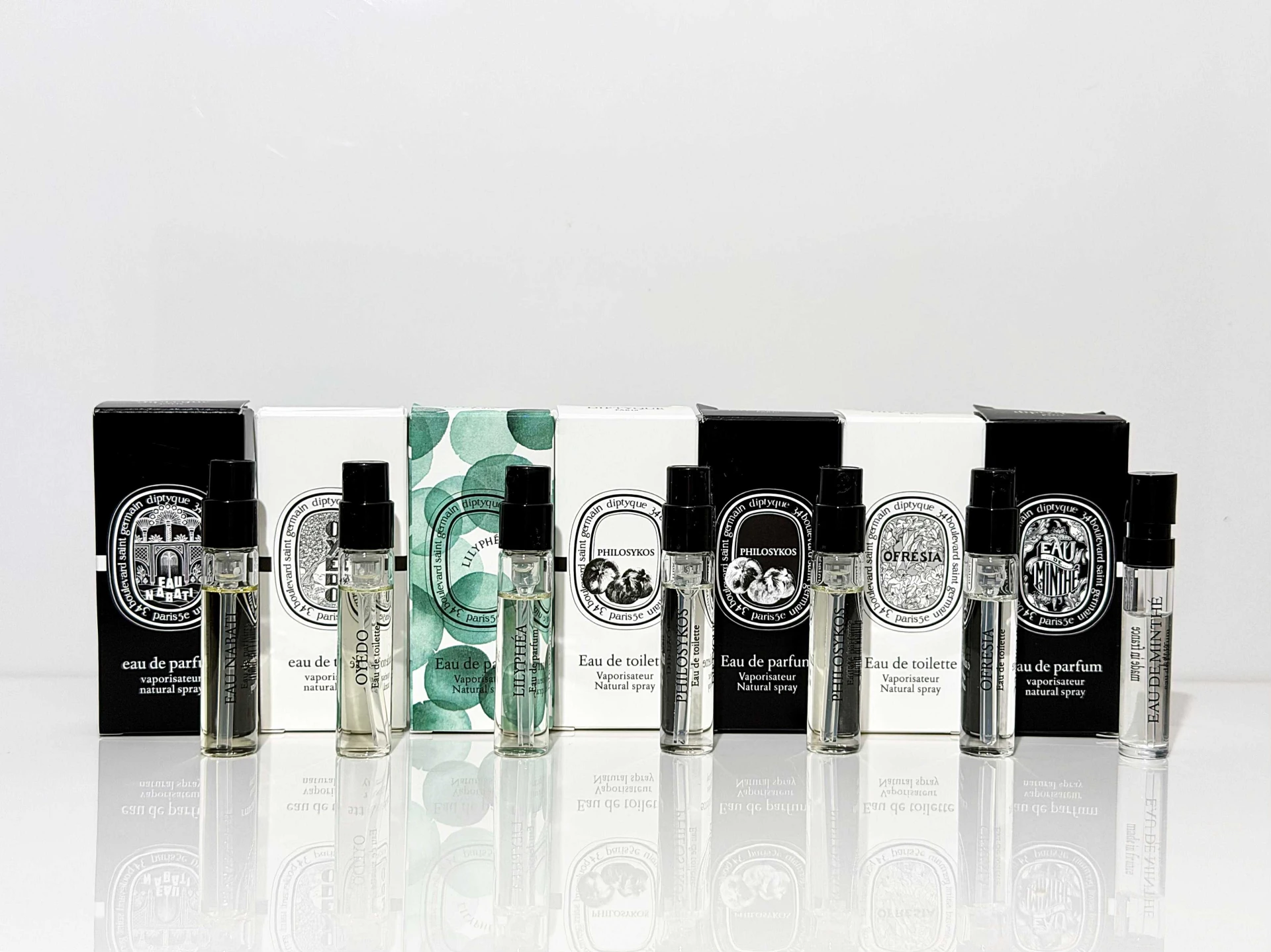 Diptyque gyári minták - Diptyque Paris eau Nabati és mások