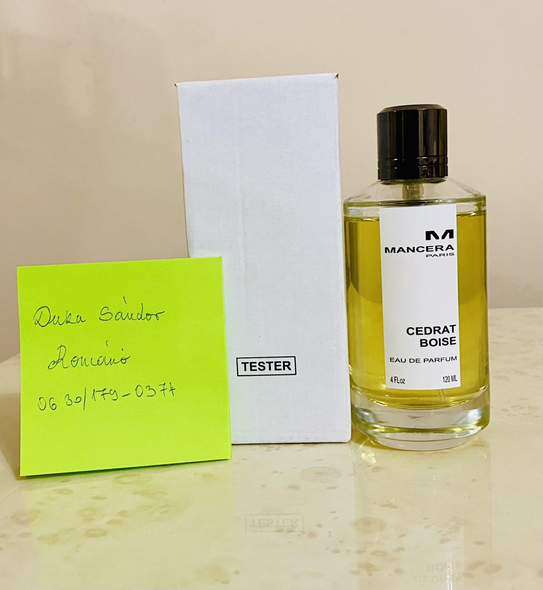 Mancera Cedrat Boise 120/110ml teszter