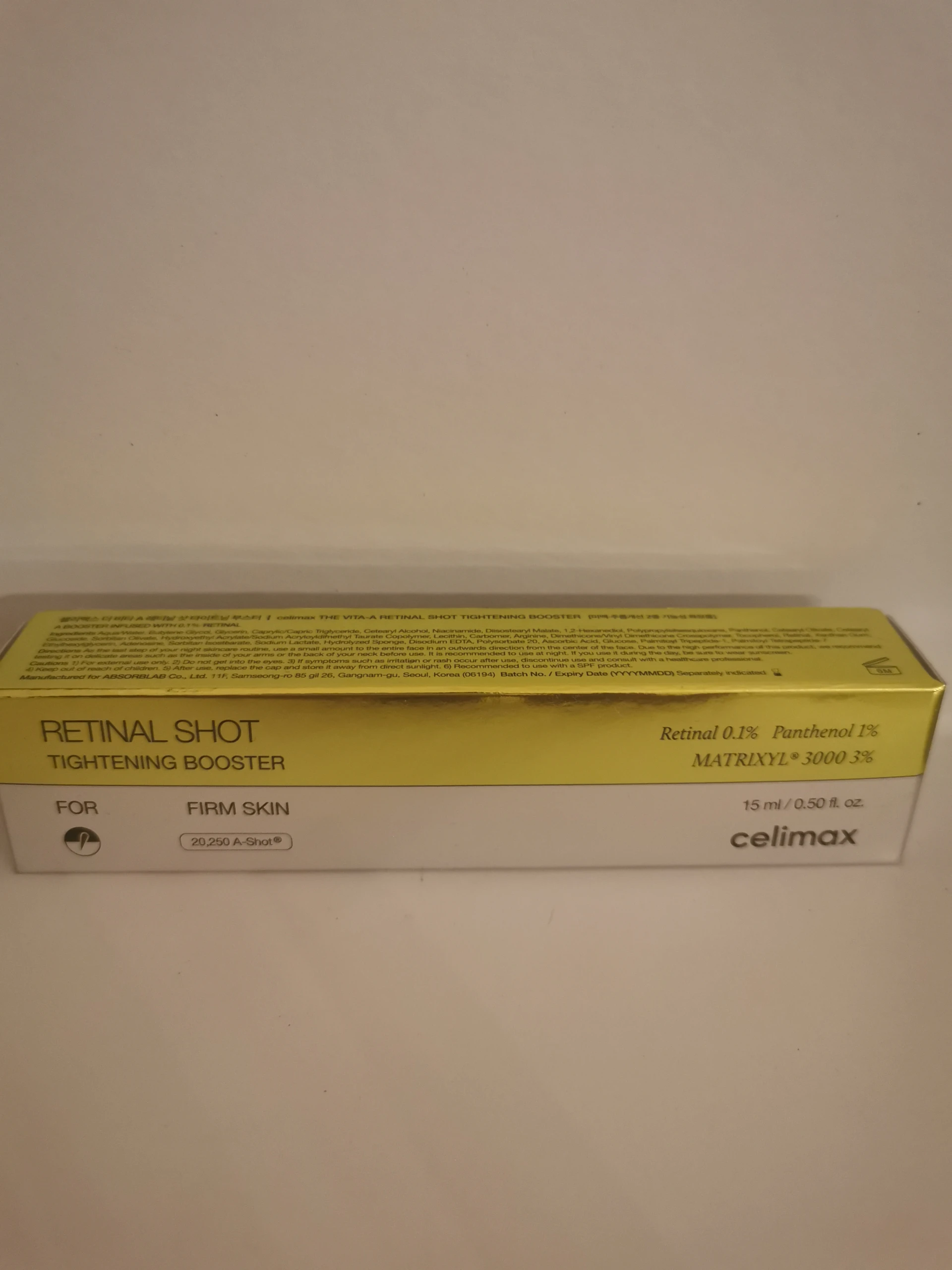 Celimax The Vita-A Retinol Shot Feszesítő Szérum