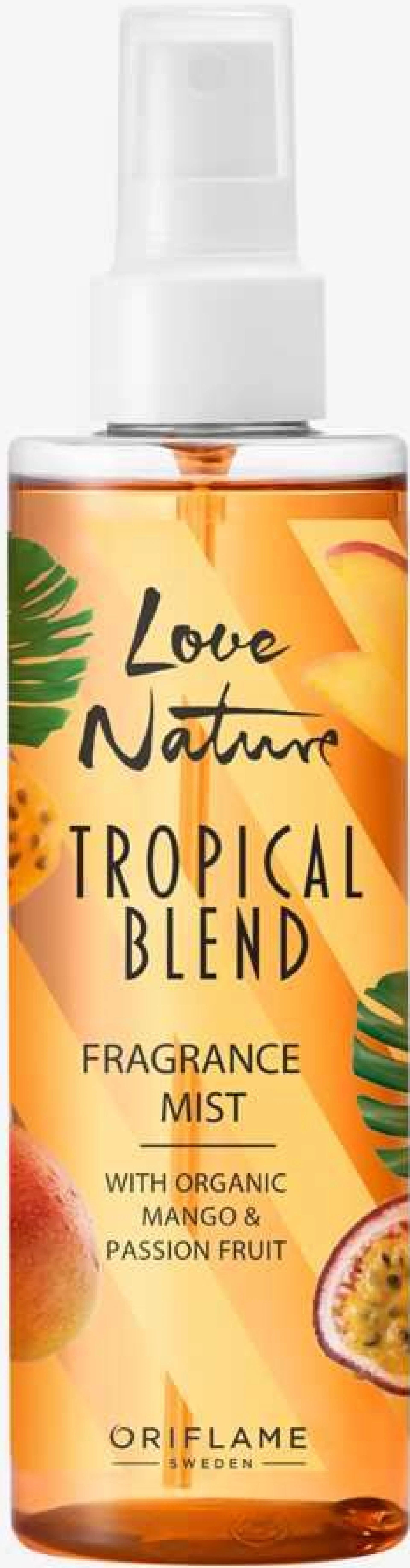 Oriflame Love Nature Tropical Blend Illatpermet Organikus Mangóval és Maracujával