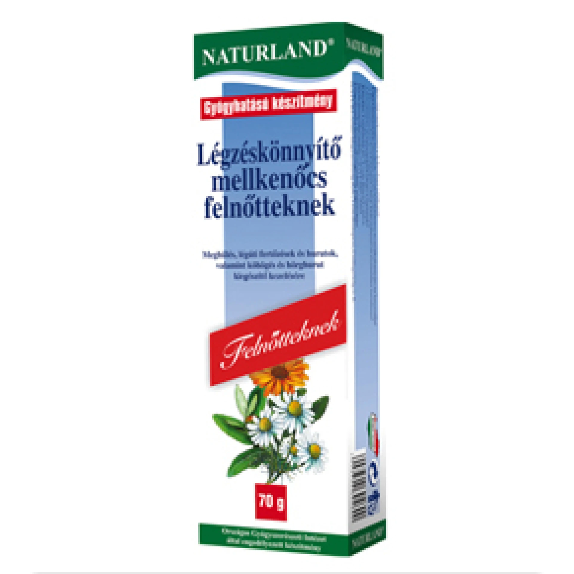 Naturland Légzéskönnyítő Mellkenőcs Felnőtteknek