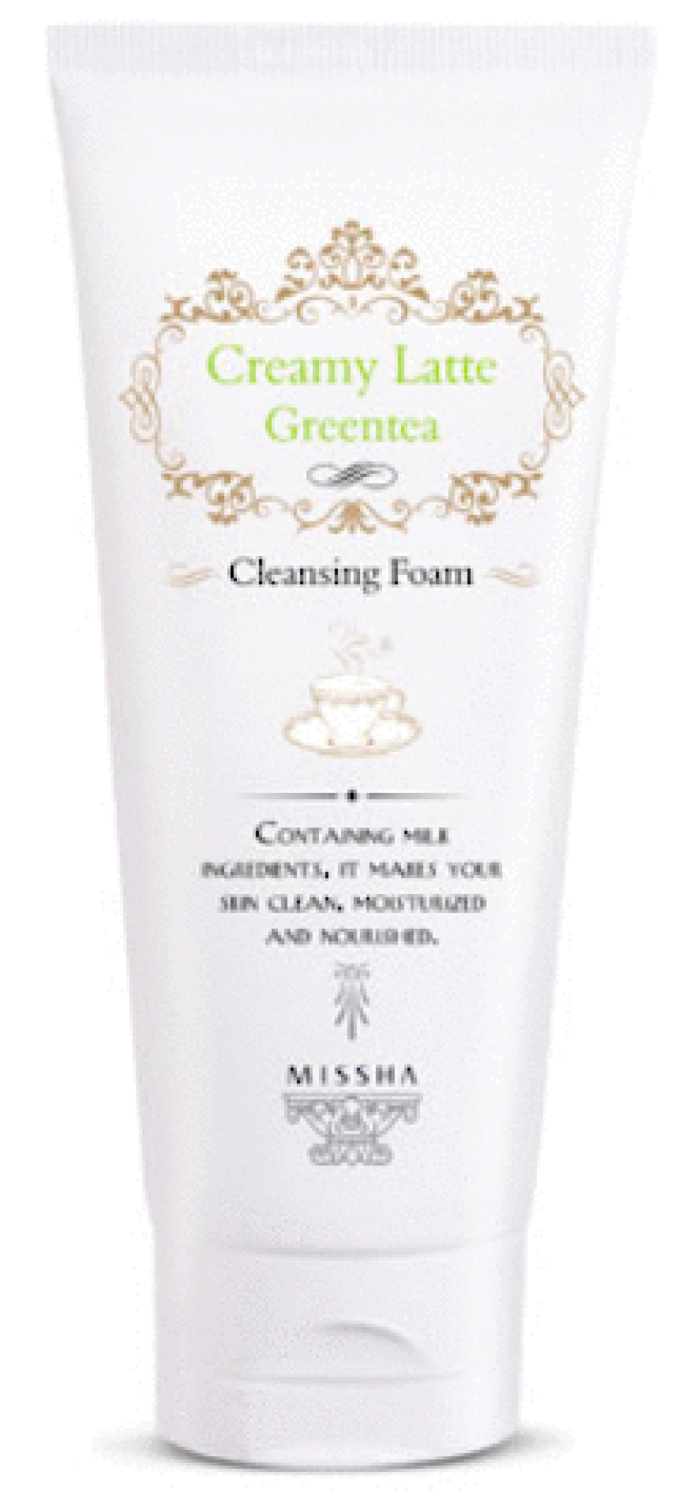 Missha Creamy Green Tea Latte Cleansing Foam