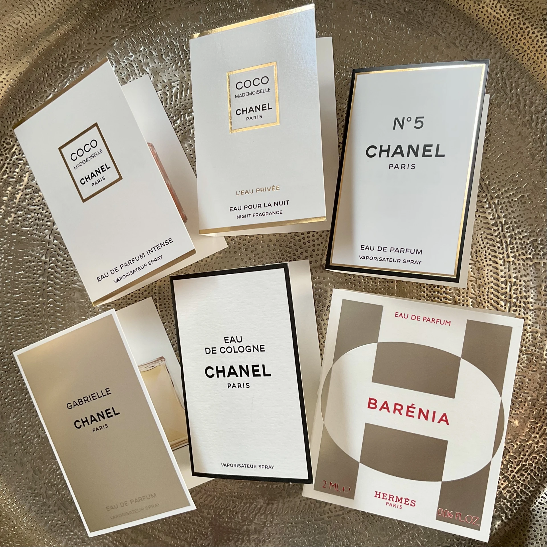 Chanel és Hermès gyári illatminták
