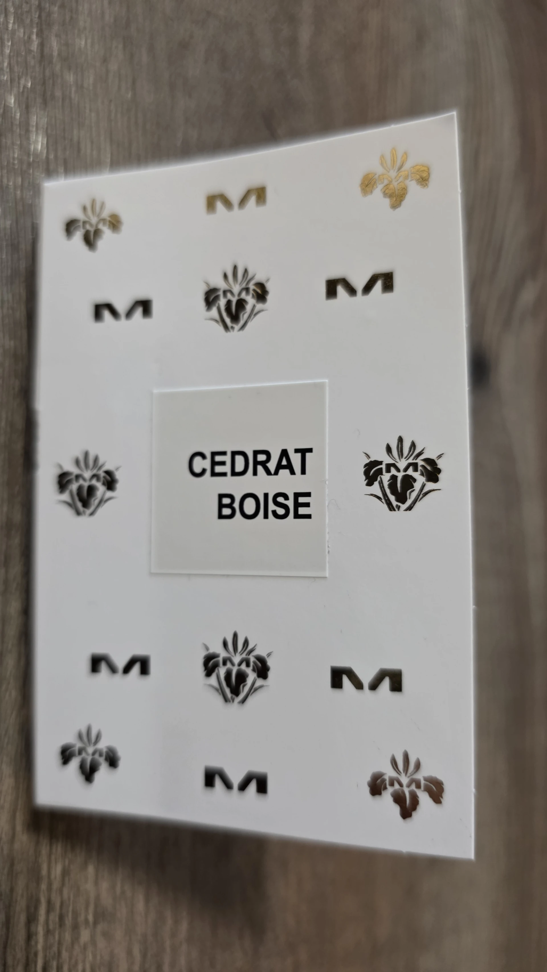 Eredeti Mancera Cedrat Boise niche férfi EDP parfüm minta illatminta
