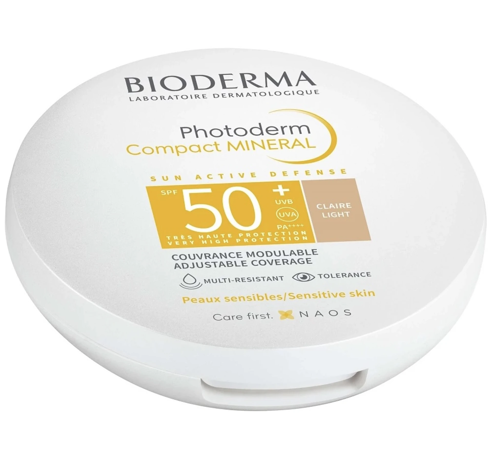 Bioderma Photoderm Compact MINERAL púder SPF50+ 10g light (világos)