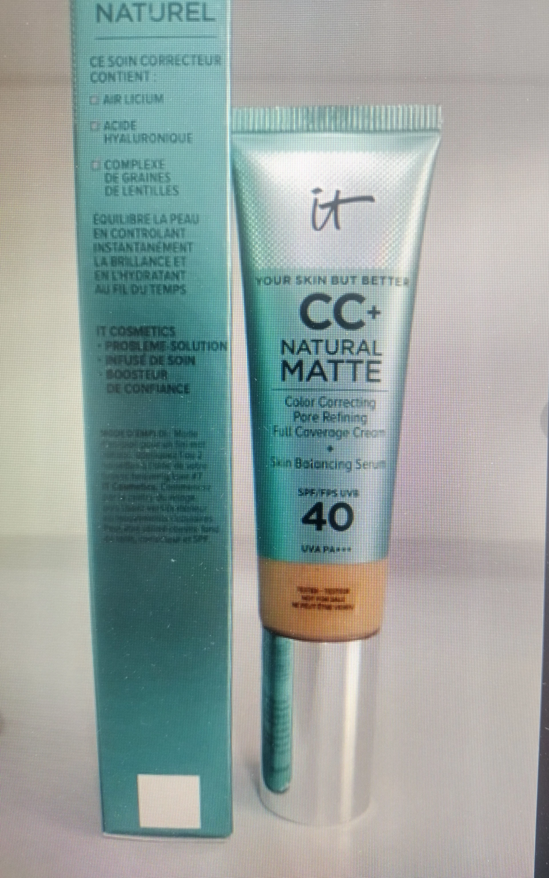 IT Cosmetics Your Skin But Better CC+ Cream Oil-Free Matte with SPF40