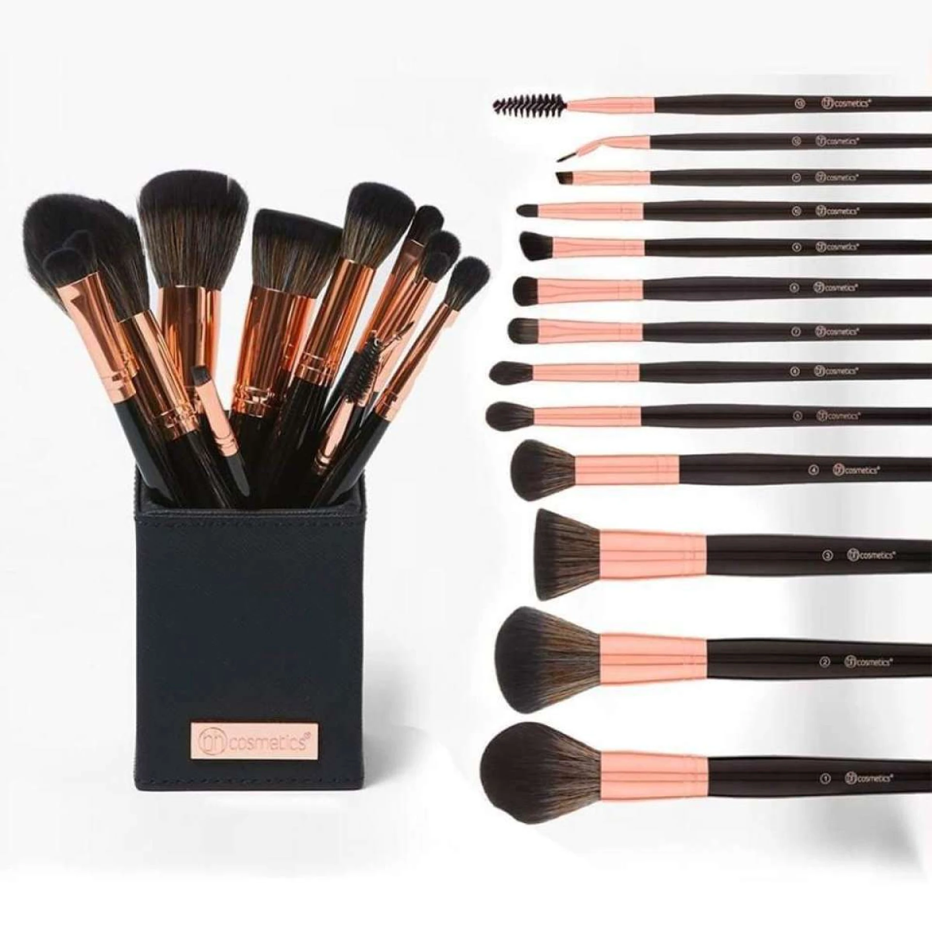 AKCIÓ! Új 13 db-os új BH Cosmetics Signature Rose Gold ecsetkészlet