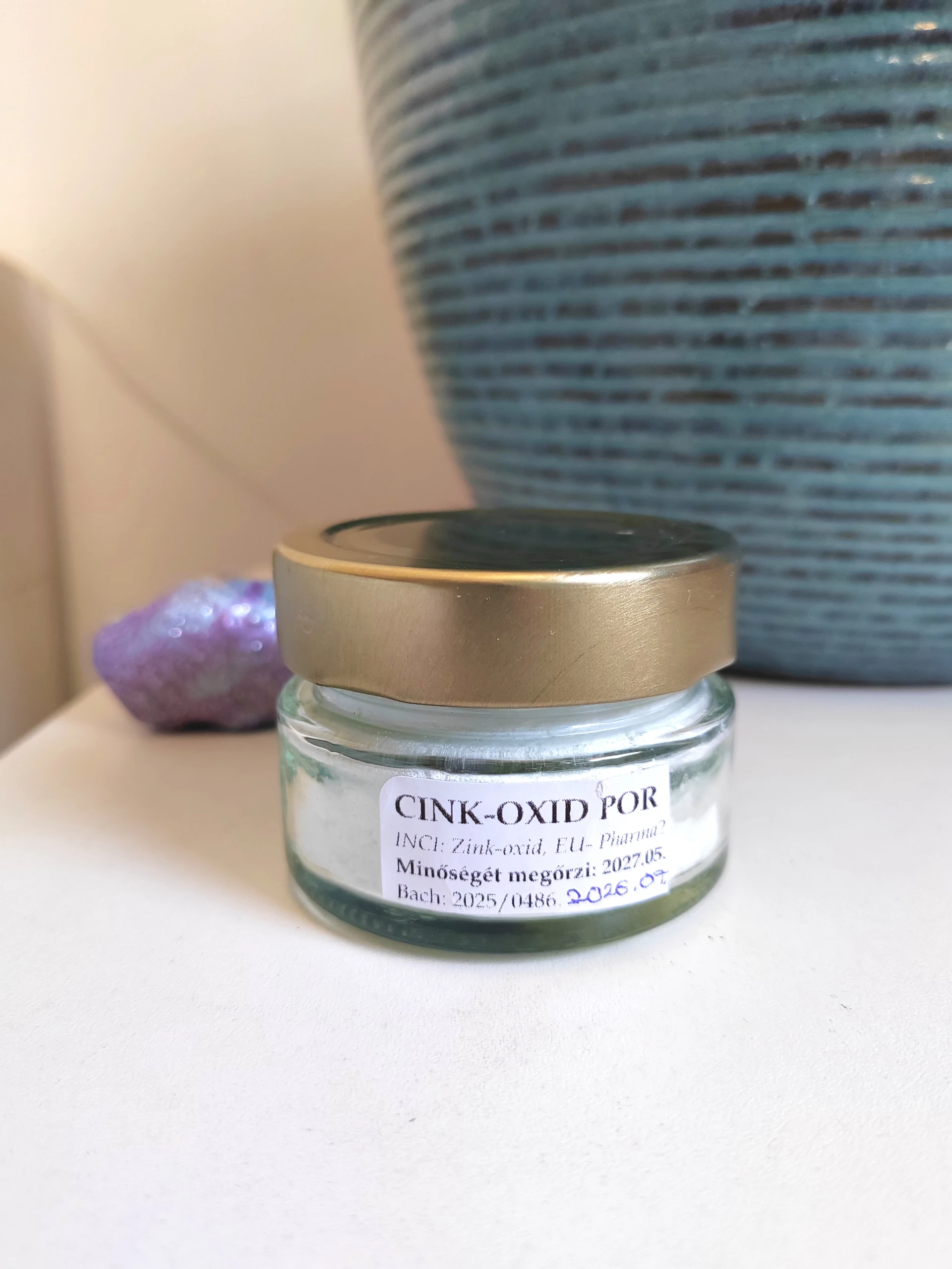 Cink-oxid por 50g -Natúr kozmetikum alapanyag