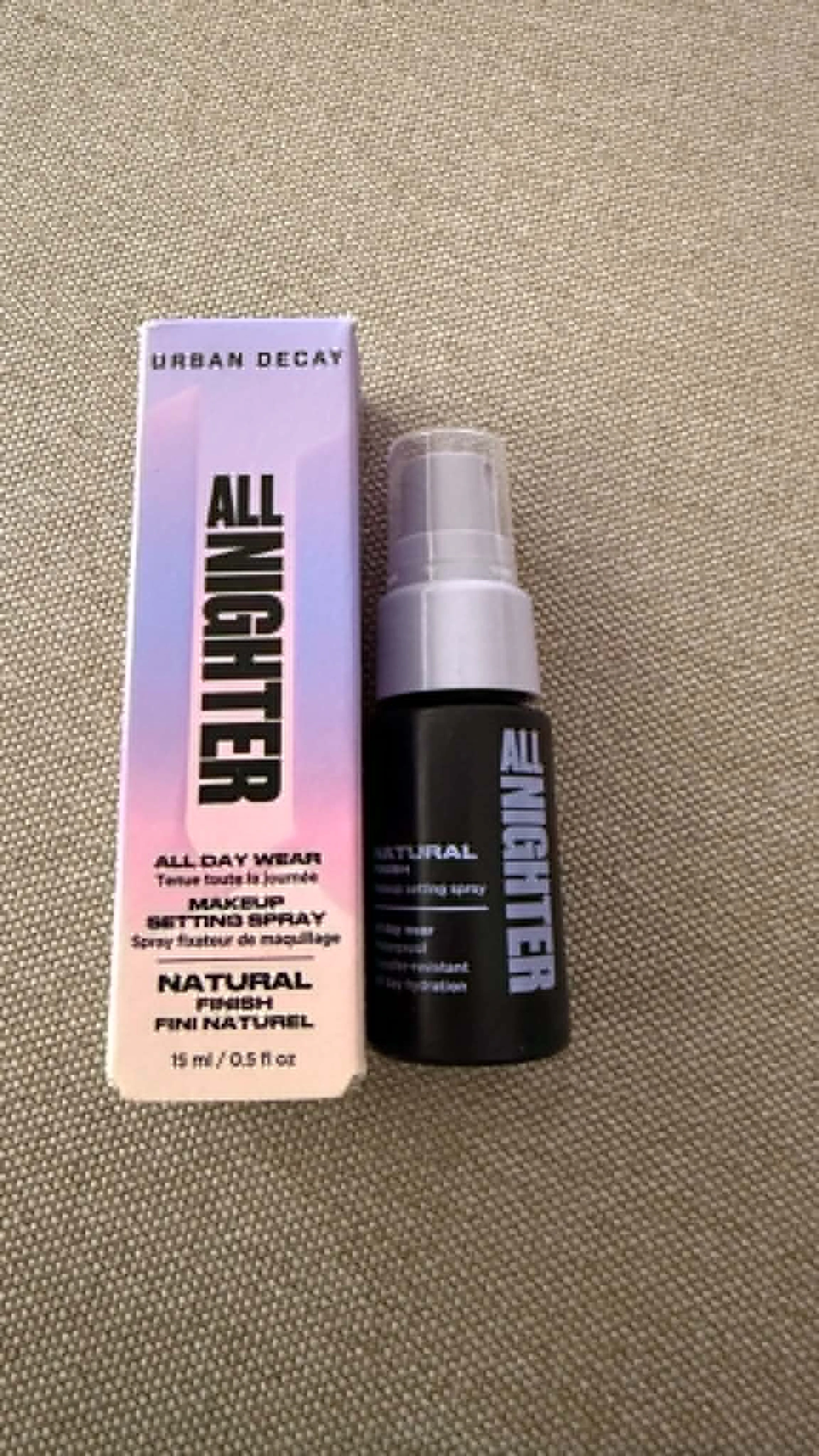 Urban Decay All Nighter Natural Finish  spray mini