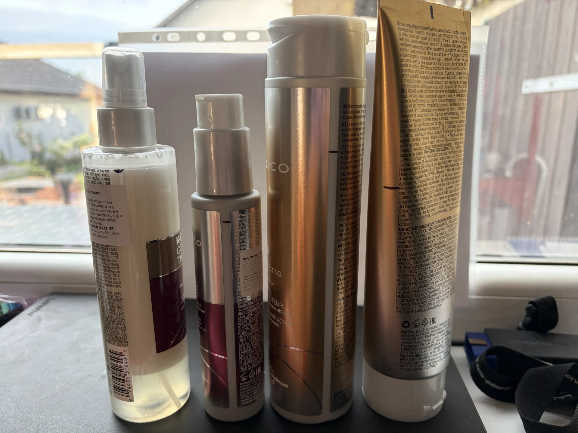 Joico K-PAK sampon, balzsam, spray, pajzs