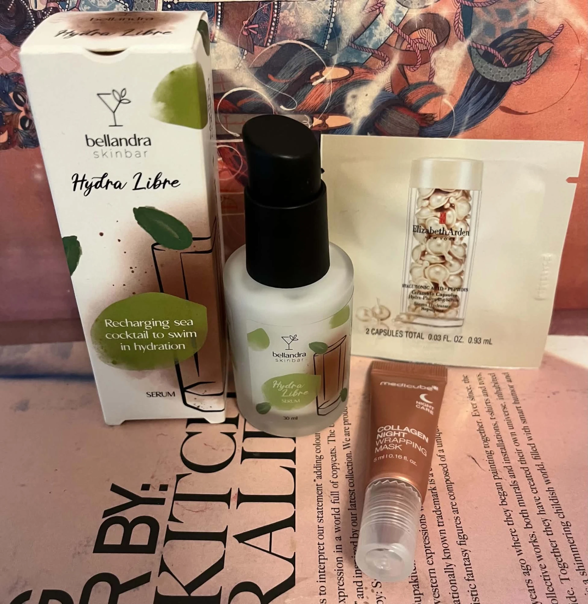 Medicube Collagen Night Wrapping Mask hidratáló arcápoló szettben