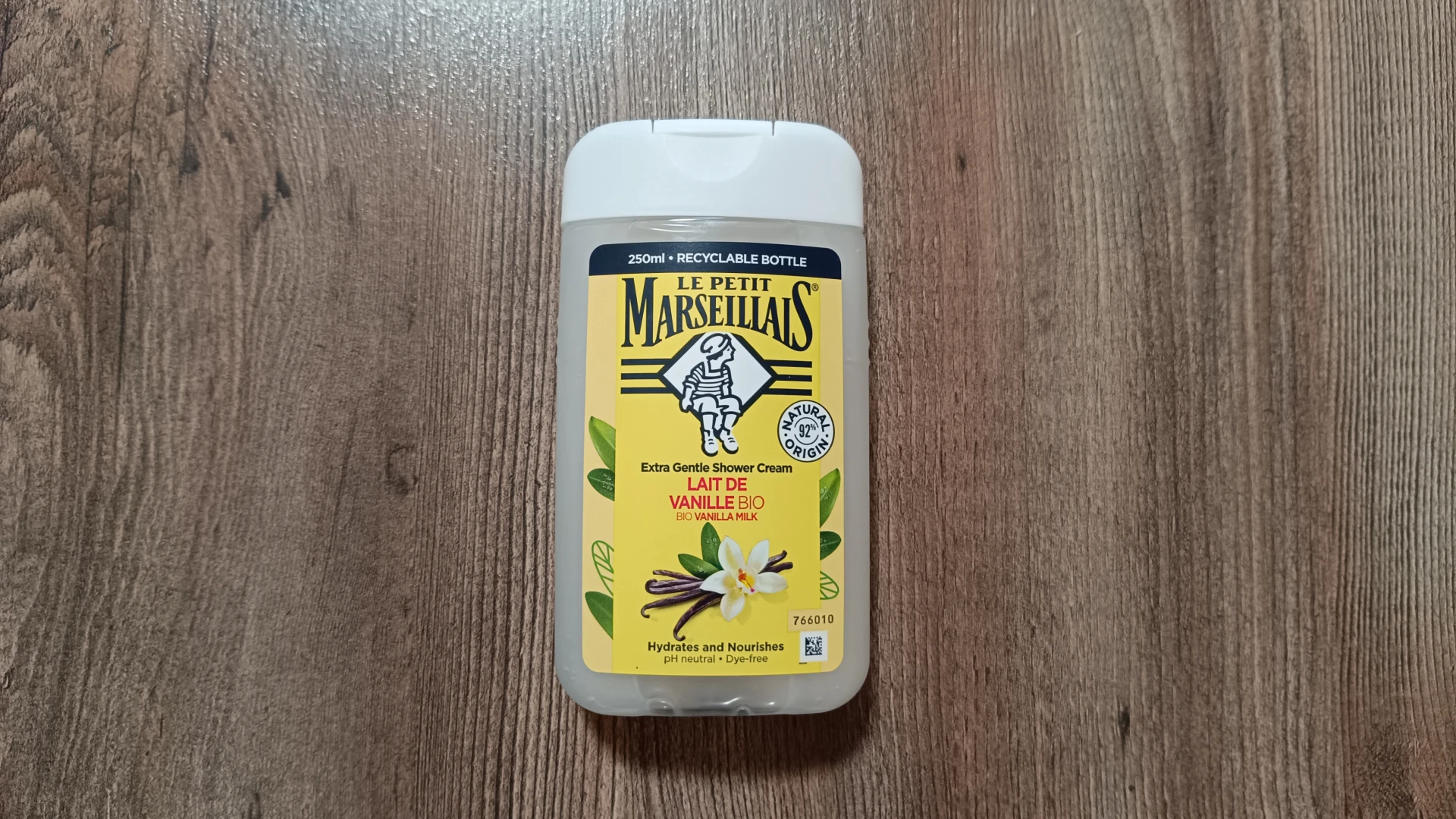 ÚJ Le Petit Marseillais Bio Vanilla Milk krémes tusoló tusfürdő vaníliás vanília illatú