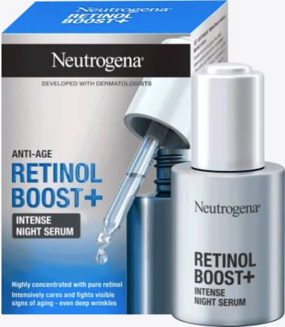 Neutrogena  Retinol Boost+ Éjszakai Intenzív Arcszérum Retinollal