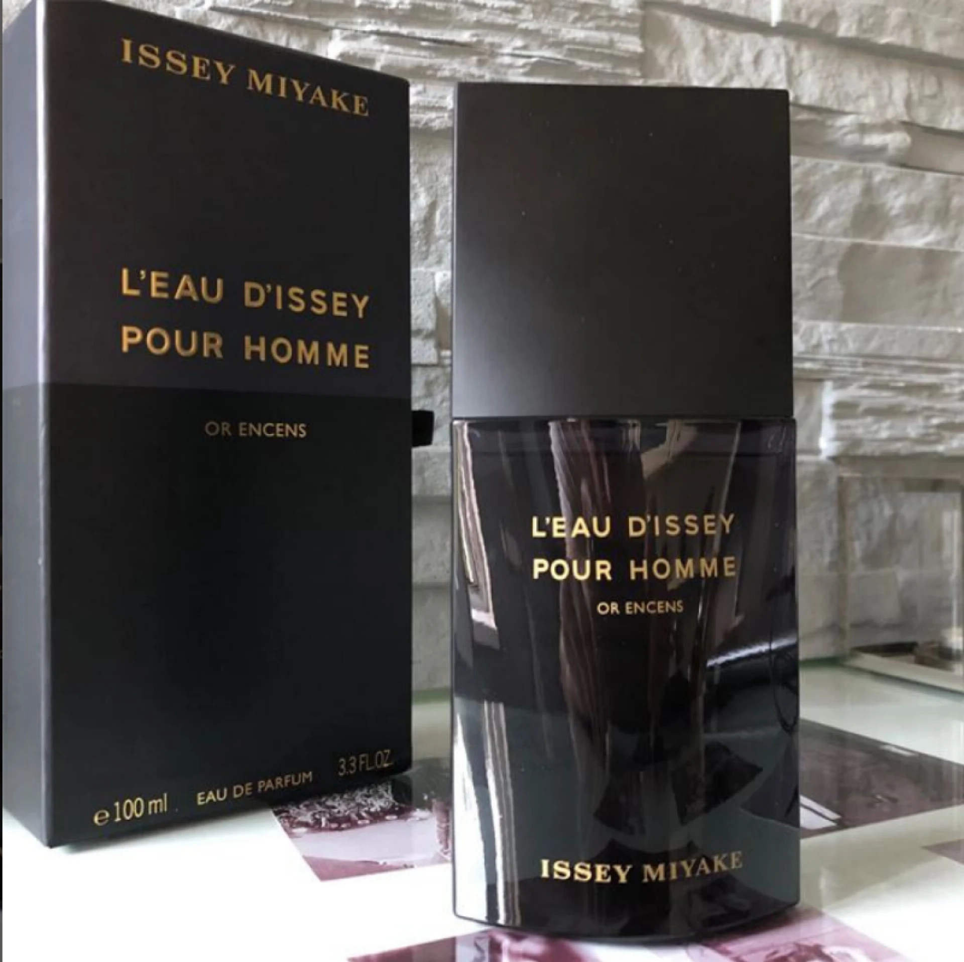 Issey Miyake l´Eau d´Issey or Encens EDP fújósok