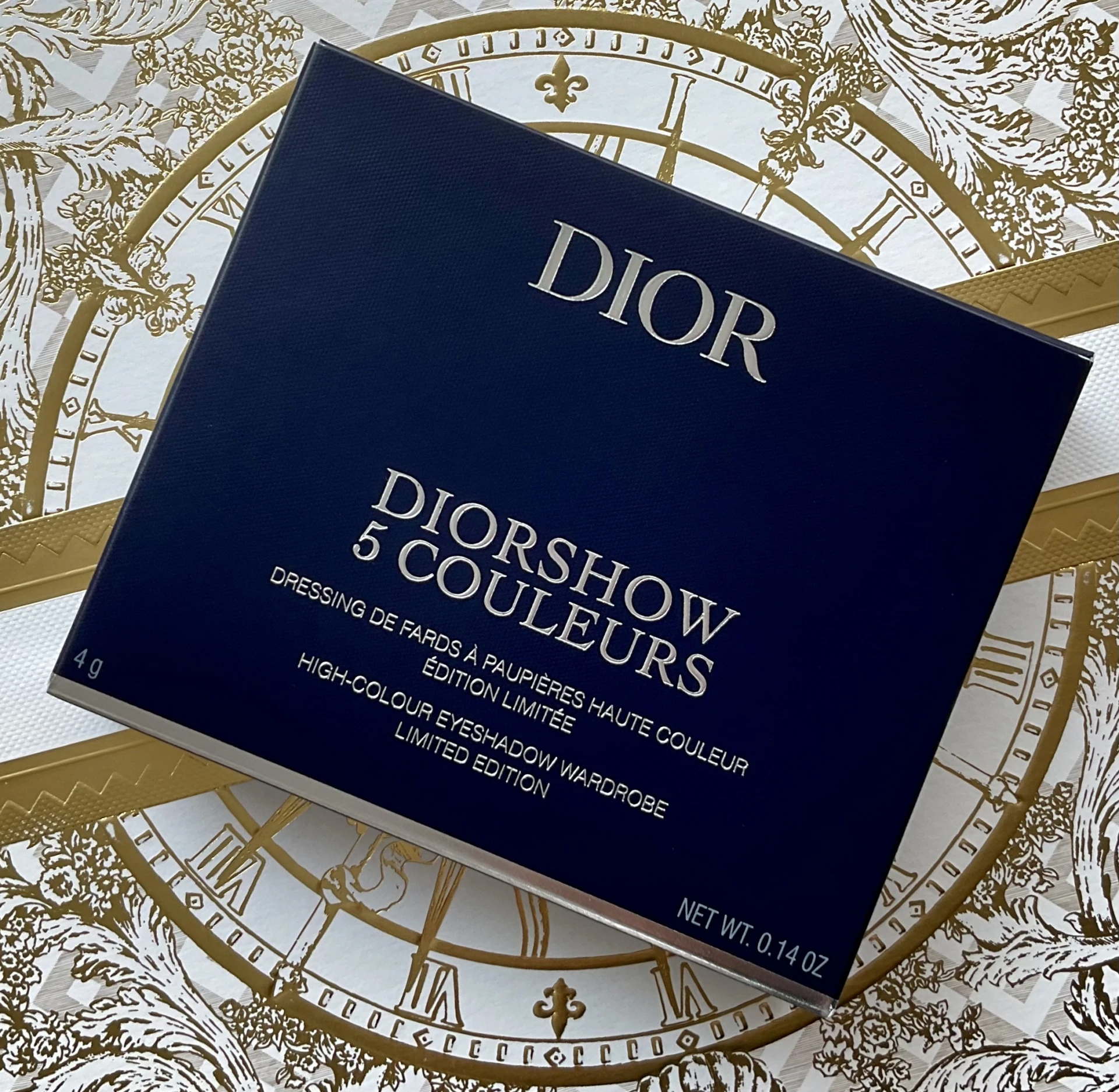 Limitált kiadás! Dior Diorshow 5 Couleurs Palette Plan de Paris 🎁3 Dior ajándékkal