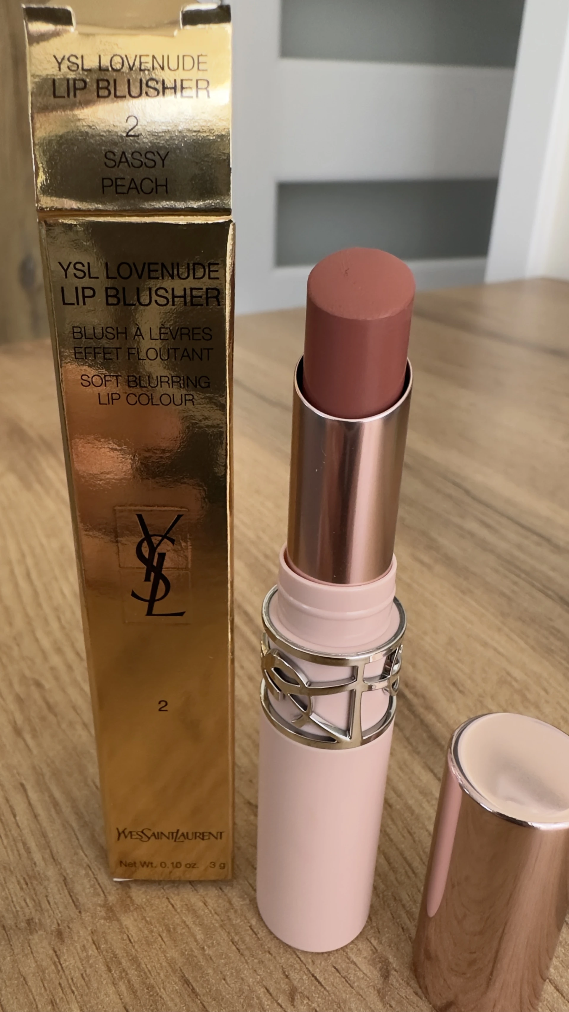 YSL lovenude lip blusher- 2 Sassy peach