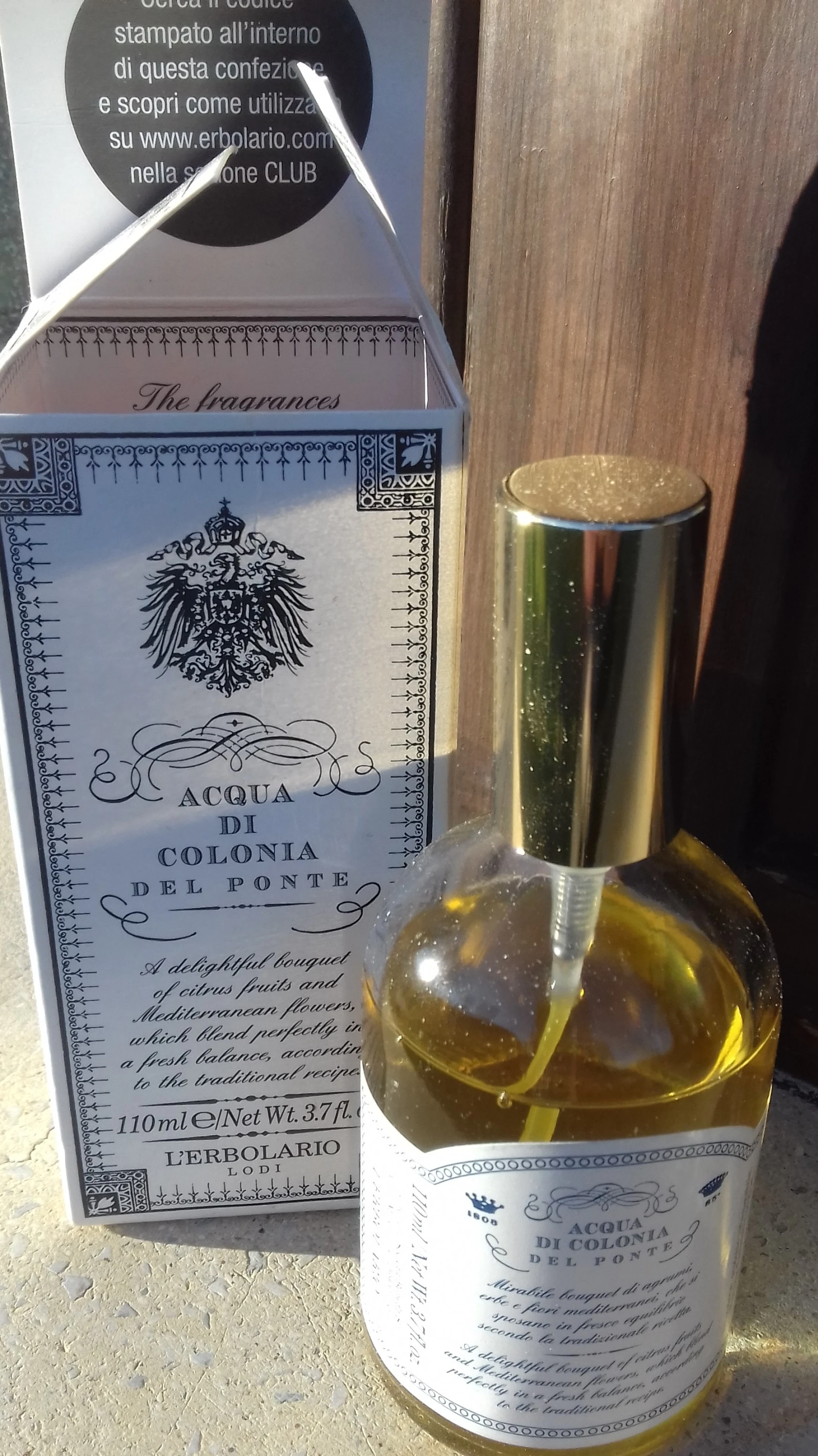 L'Erbolario Acqua di Colonia del Ponte kölni üvegében!