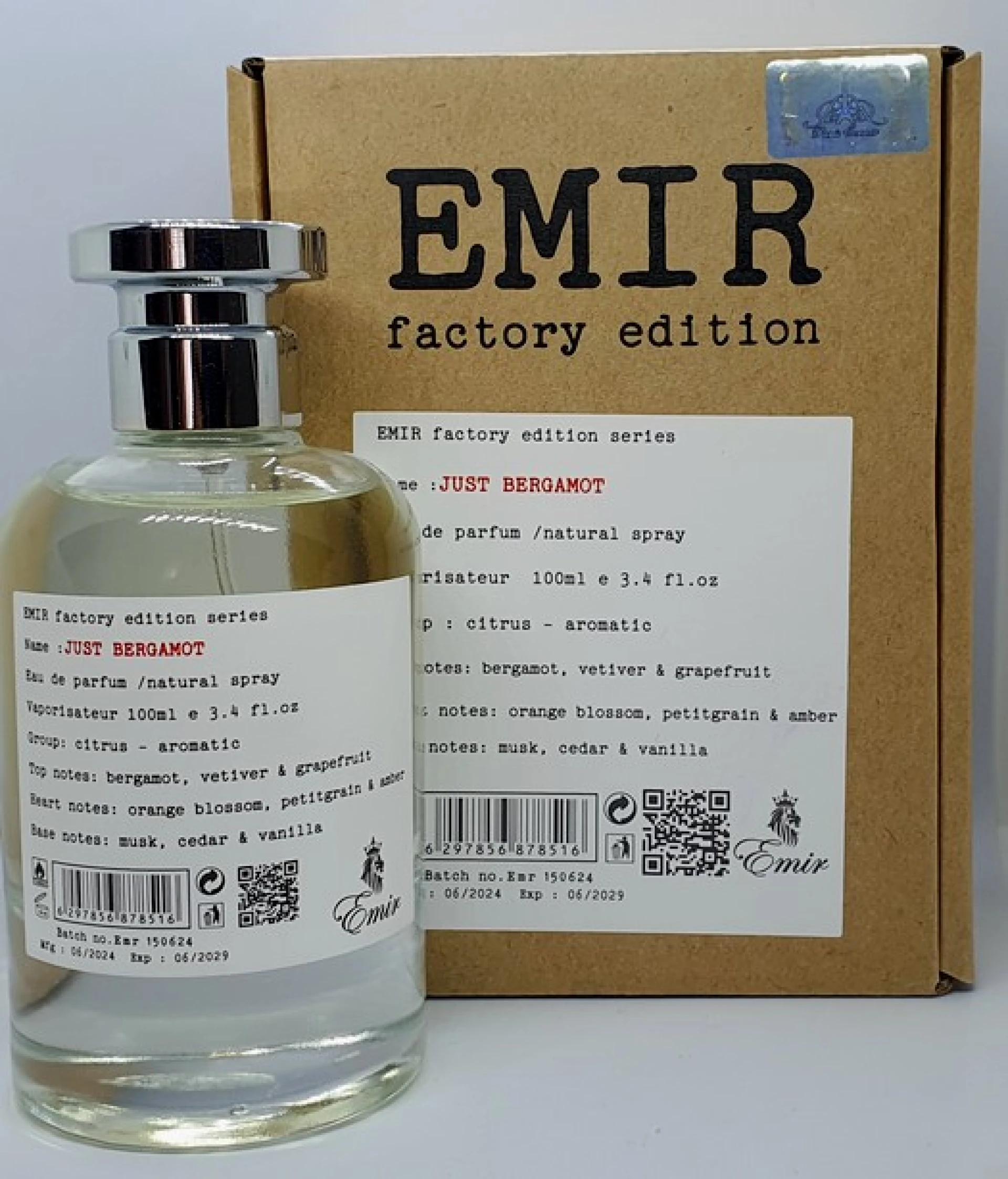Paris Corner Emir Just Bergamot EDP