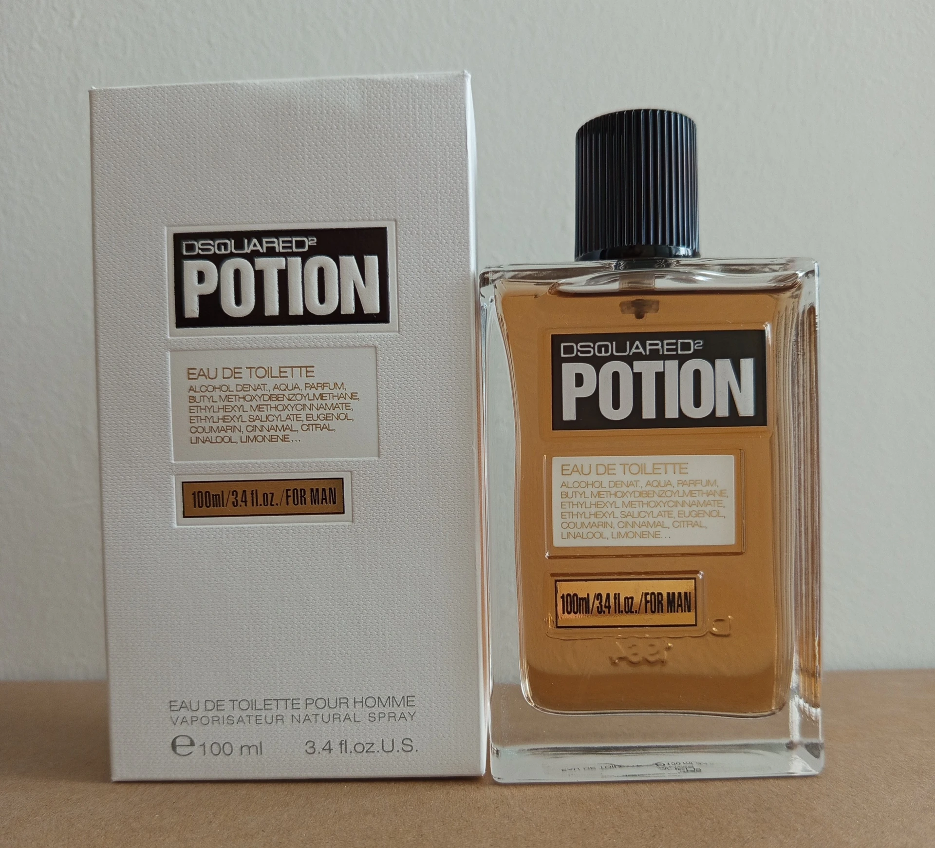 VINTAGE Dsquared² Potion Pour Homme EDT 100ml