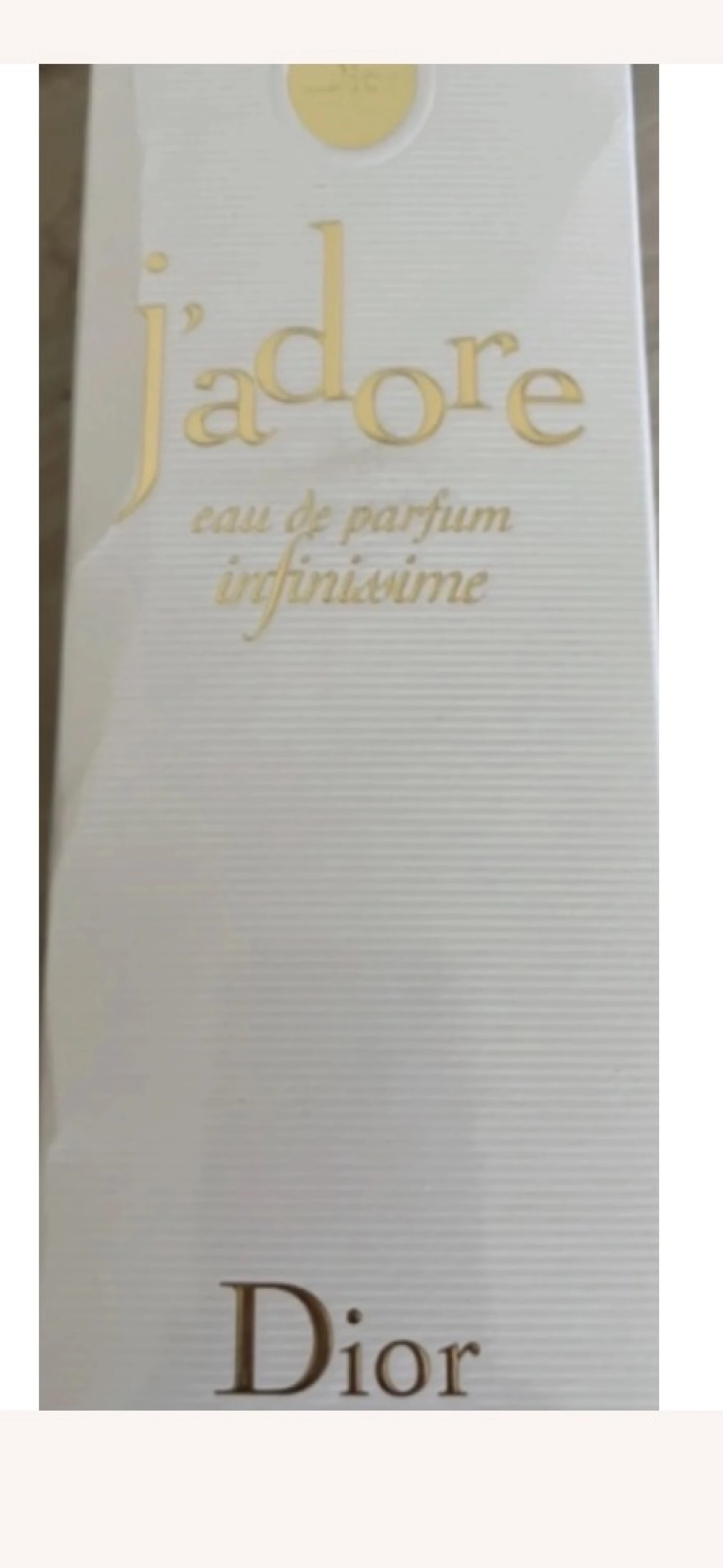 Dior J’Adore Infunissime EDP 100 ml Doboza kissé megnyomódott!