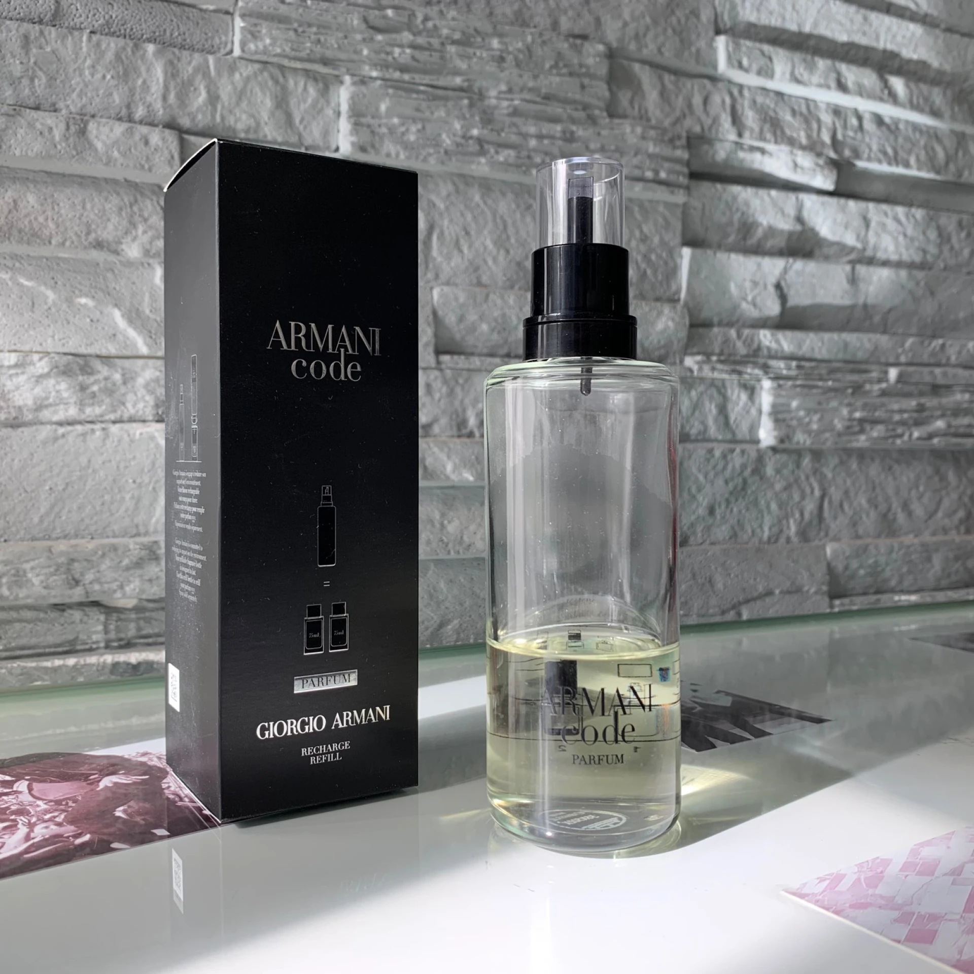 Giorgio Armani Code Homme Parfum fújósok