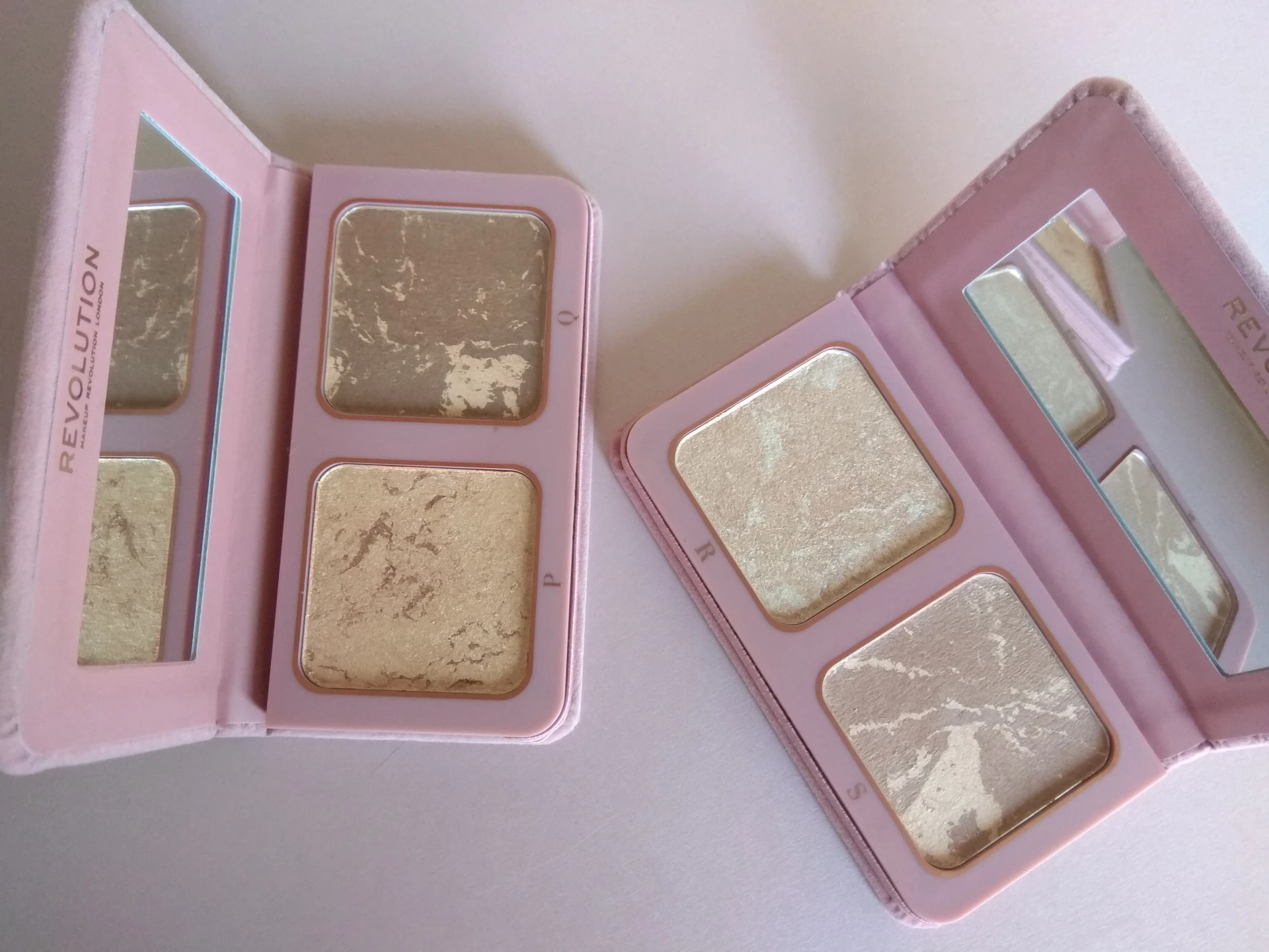 2 db új Revolution X Maffashion kontúr/highlighter paletta