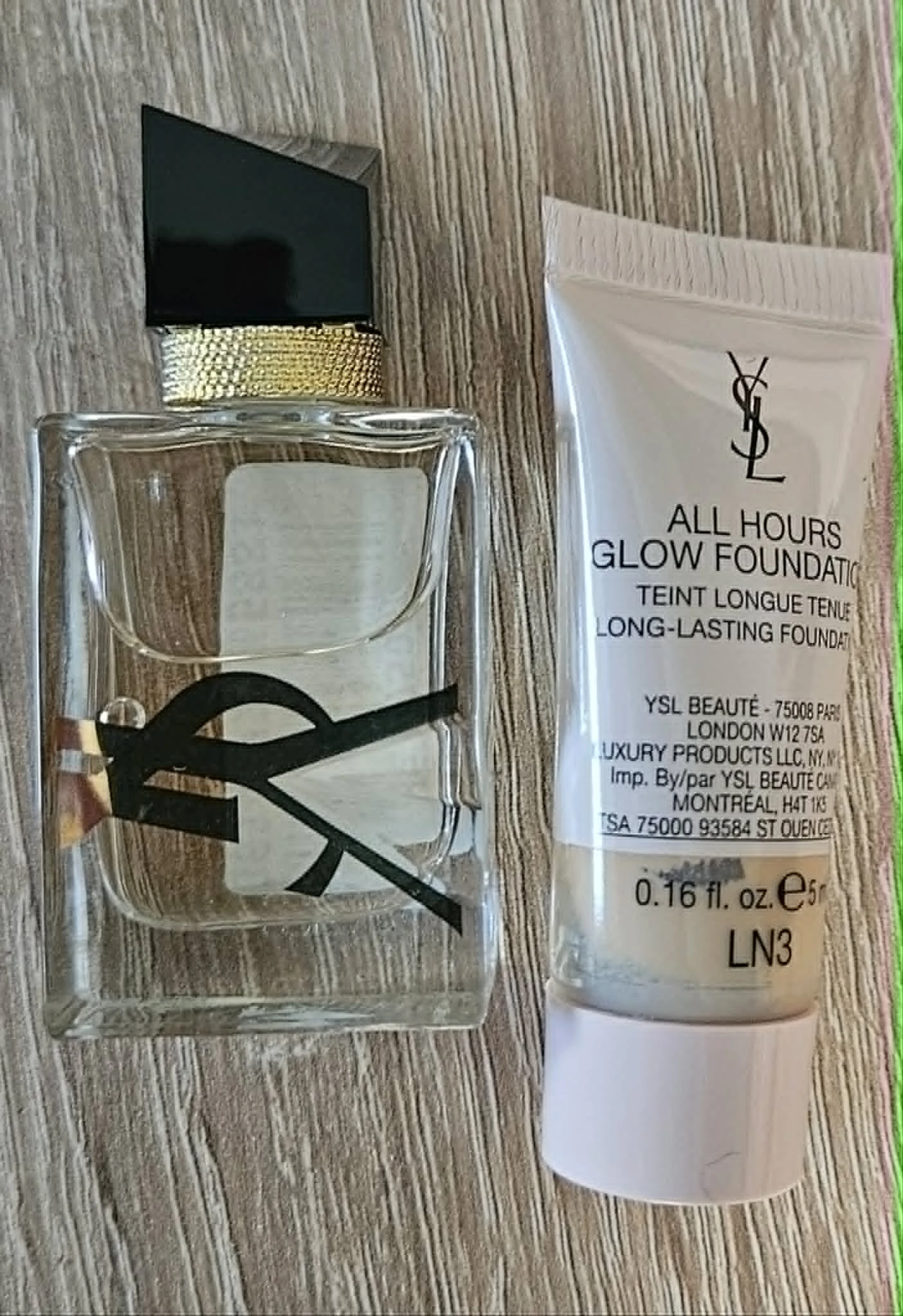 YSL Libre 7.5ml + 5ml All Hours Glow Foundation LN3
