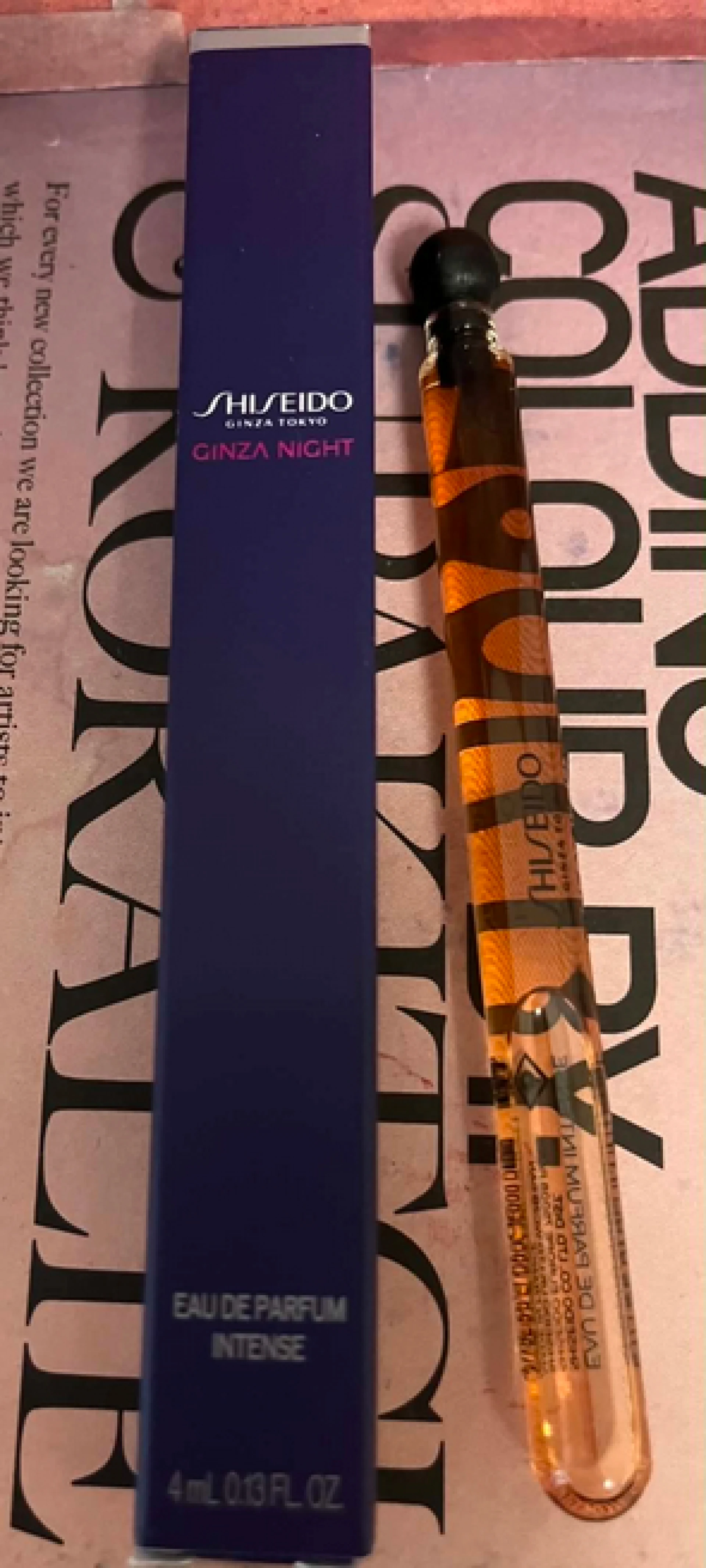 Shiseido Ginza Night Eau De Parfum Intense, 4 ml gyári miniparfüm