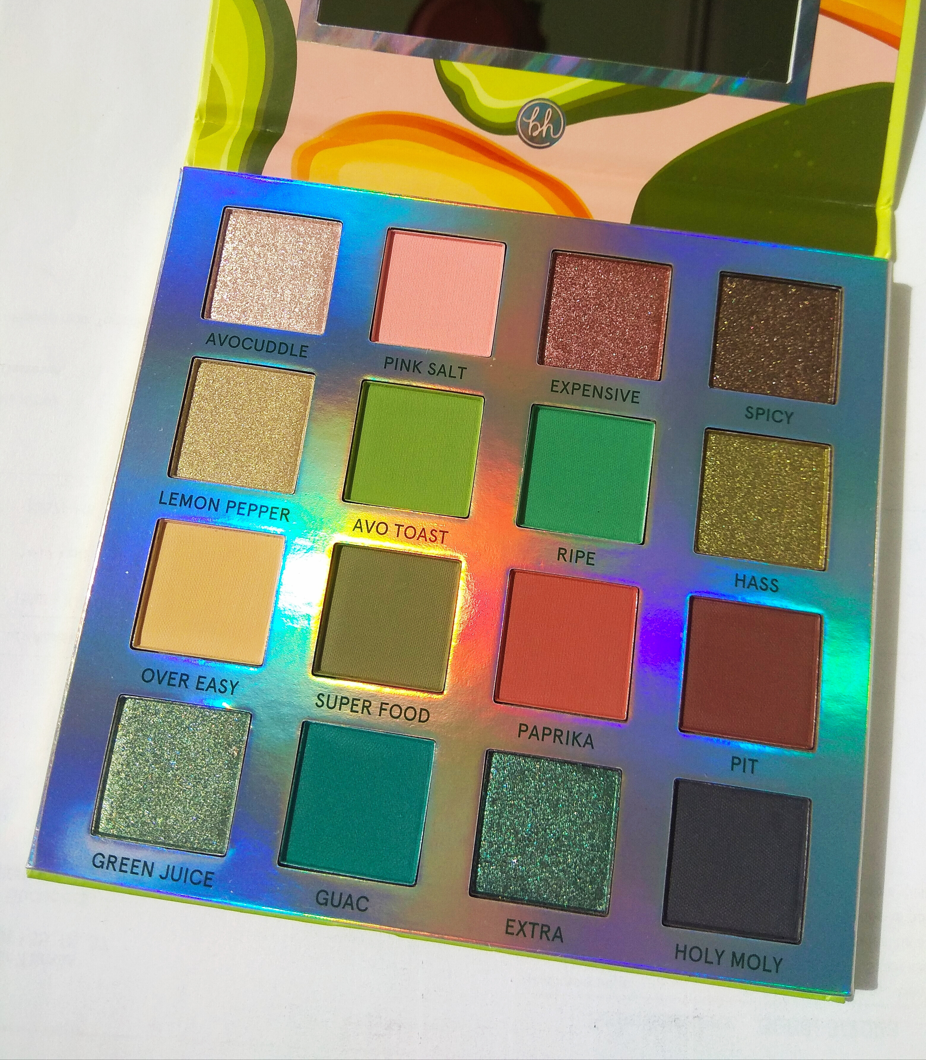 Új BH Cosmetics Avocado Toast paletta