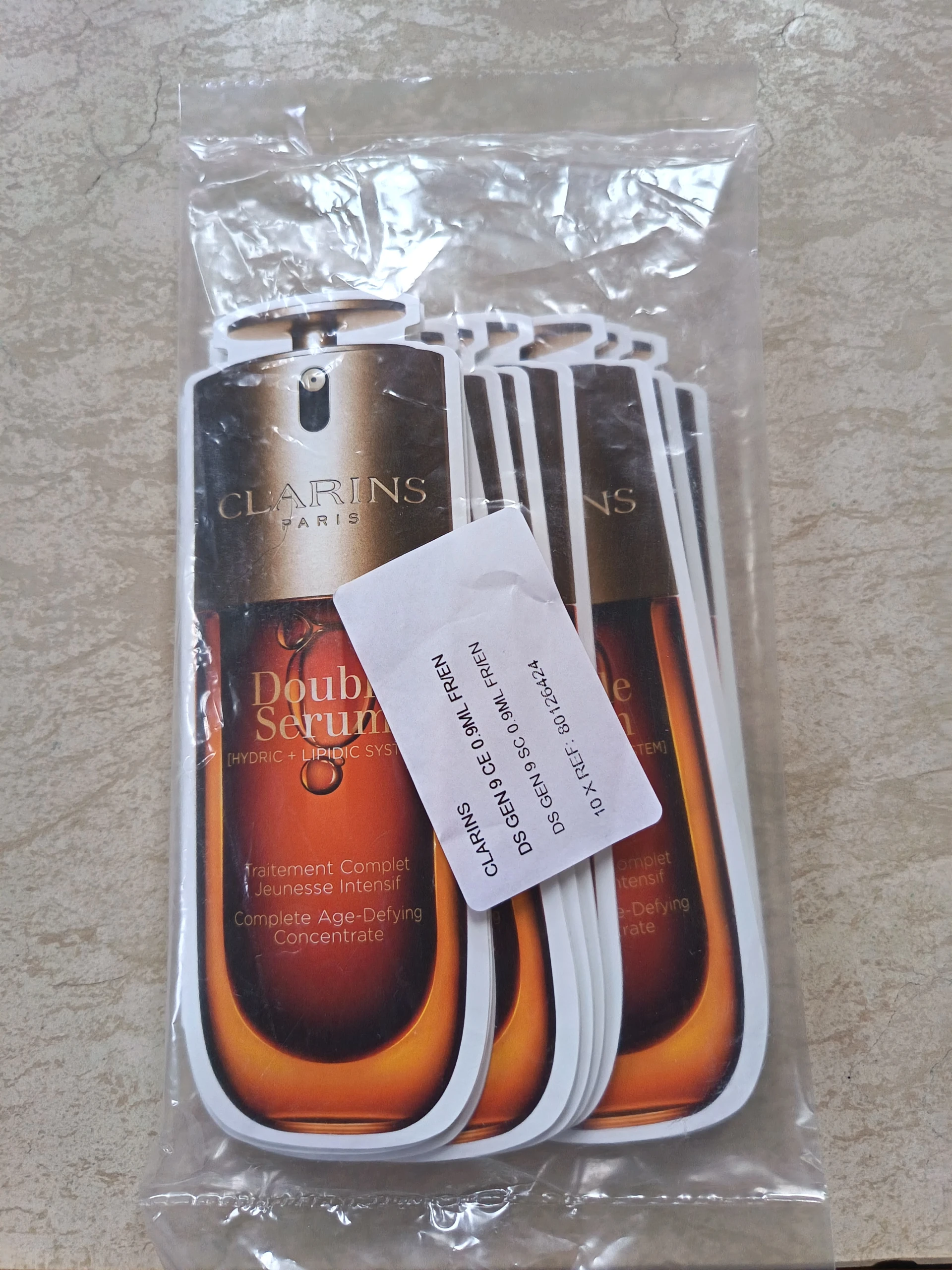 Clarins Double serum mintacsomag