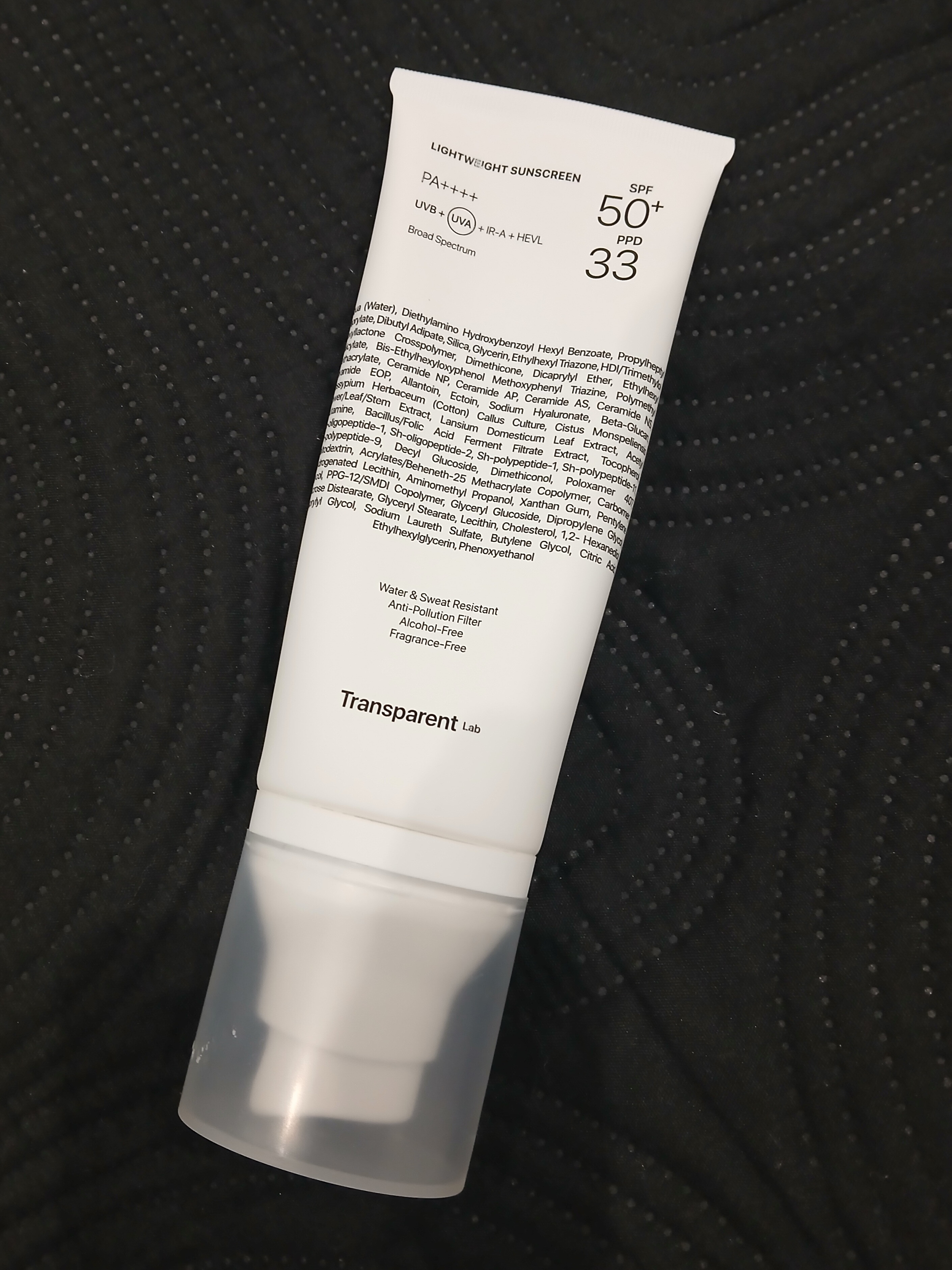 Transparent Lab Lightweight Sunscreen Ultrakönnyű Fényvédő SPF50
