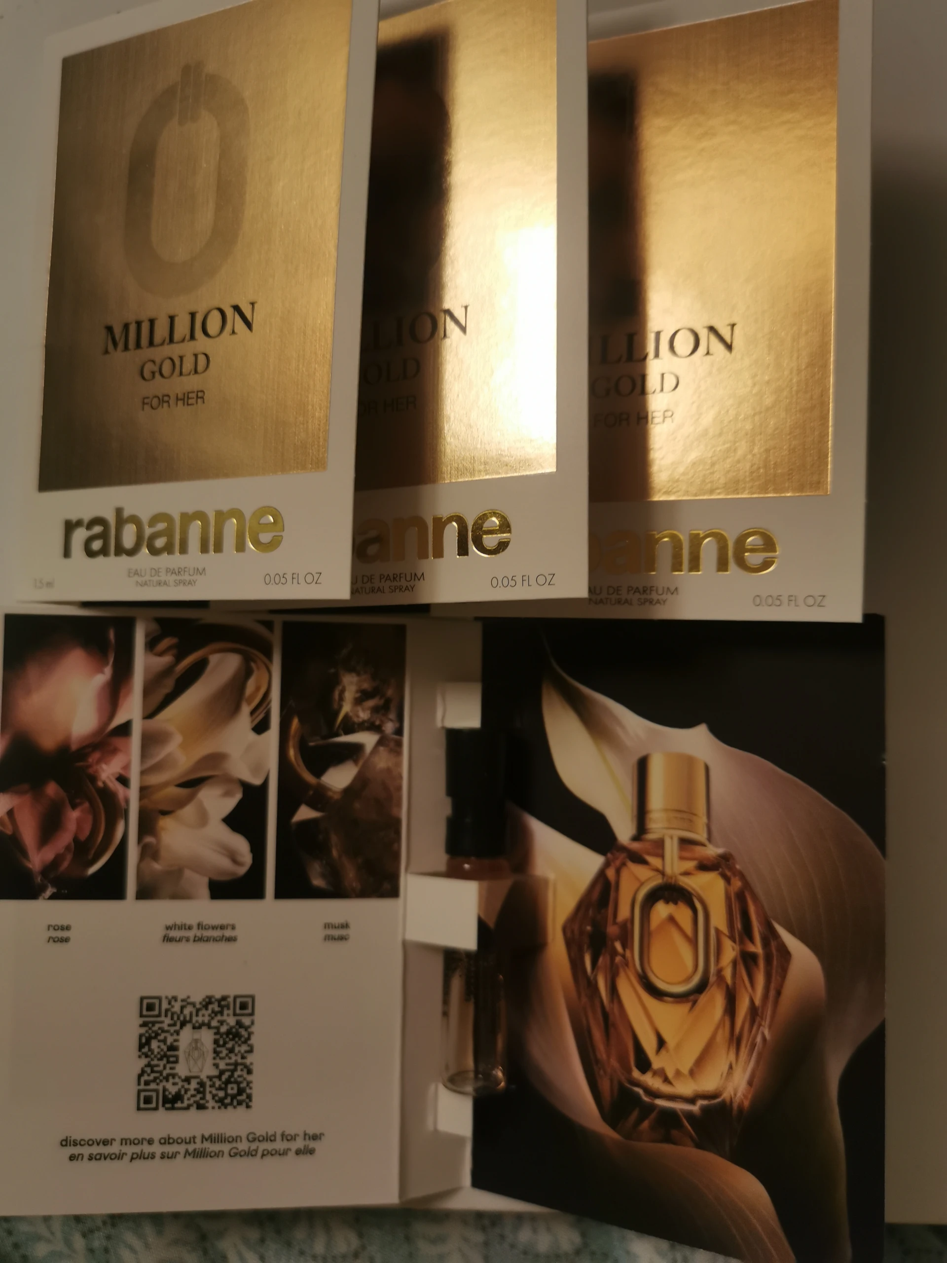 Million Gold for Her EDP illatminta 4 db