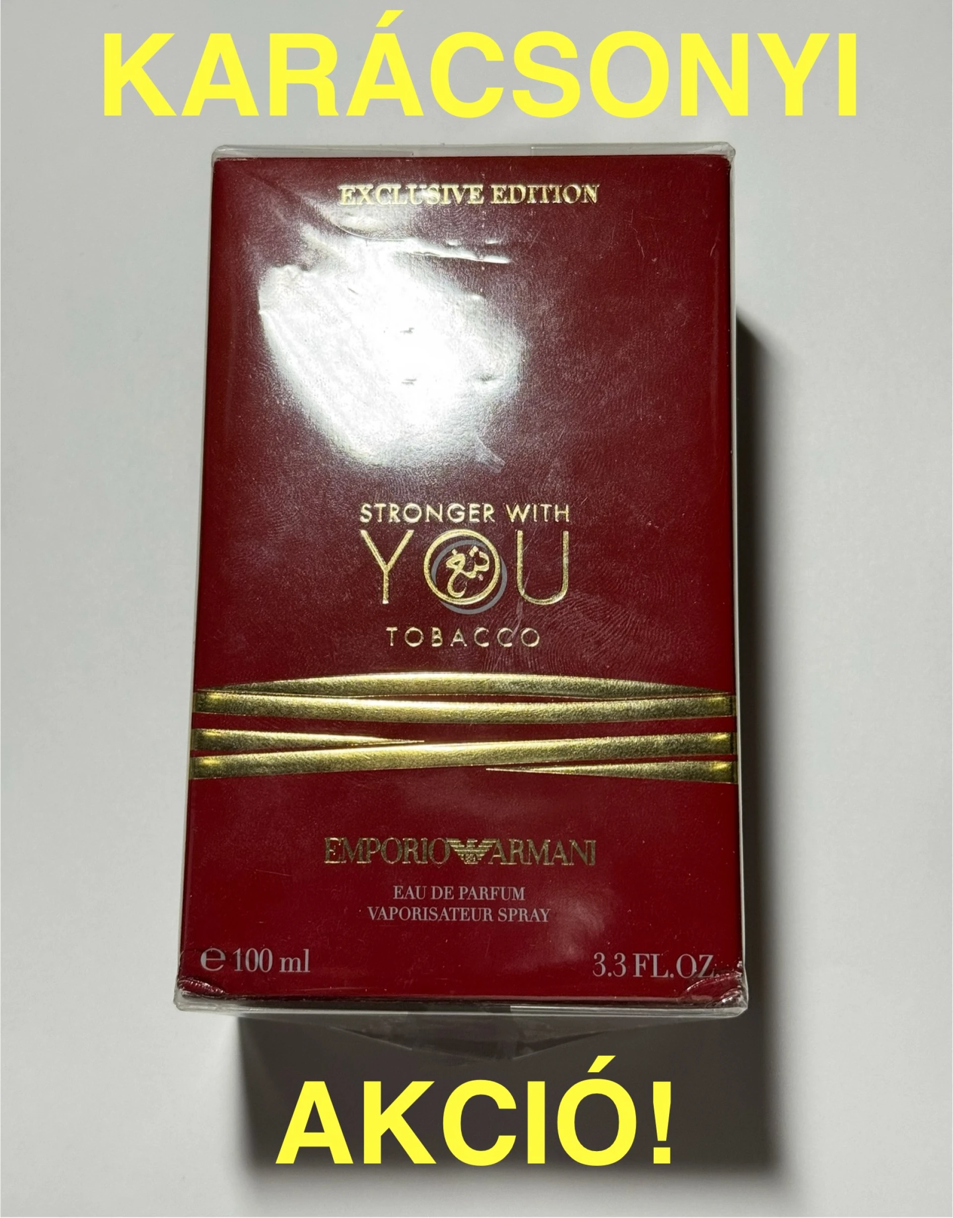 AKCIÓ! Bontatlan 100ml Armani Stronger With You Tobacco