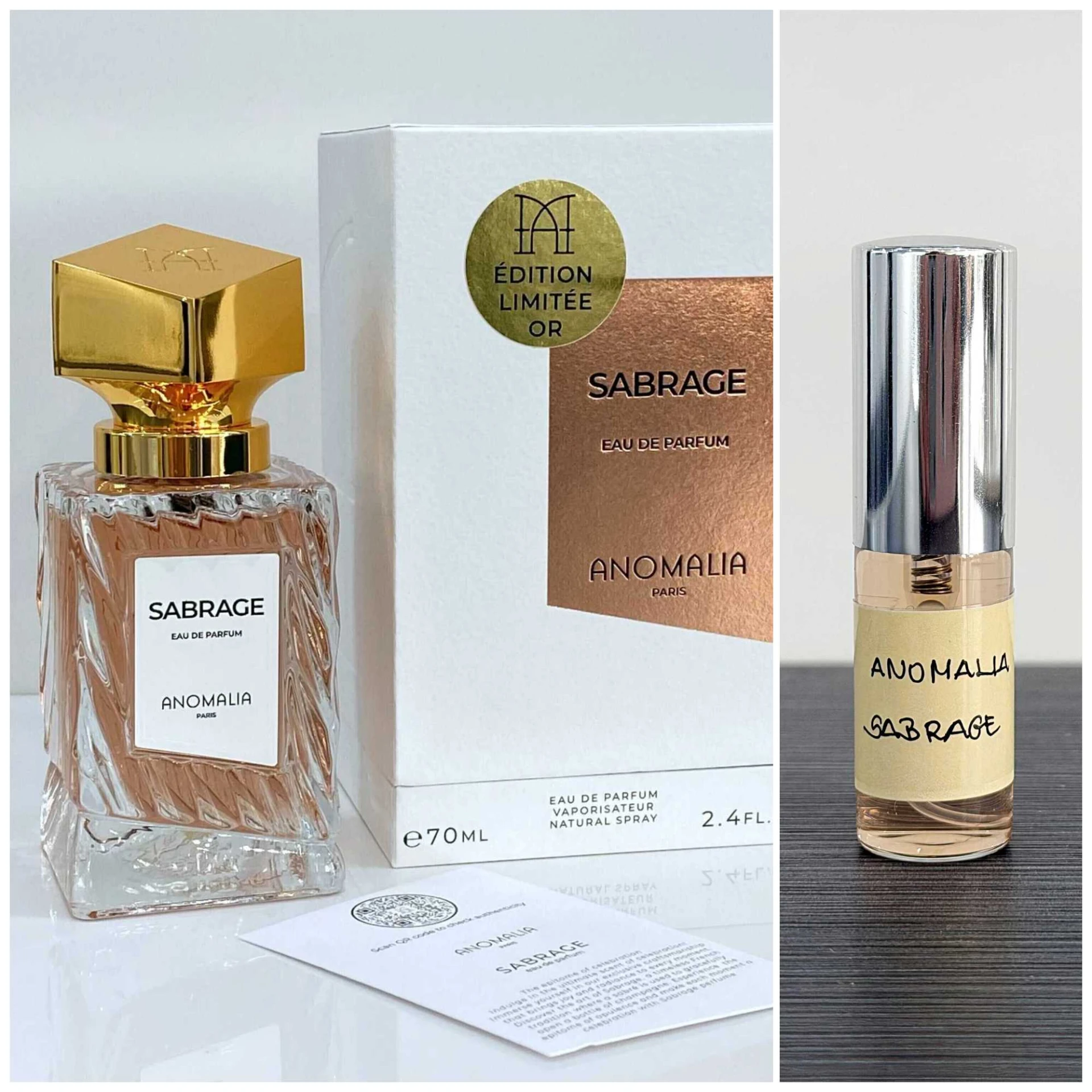 AKCIÓ❗️Anomalia Paris Sabrage EDP 🍊🫐🍐 5 ml dekant