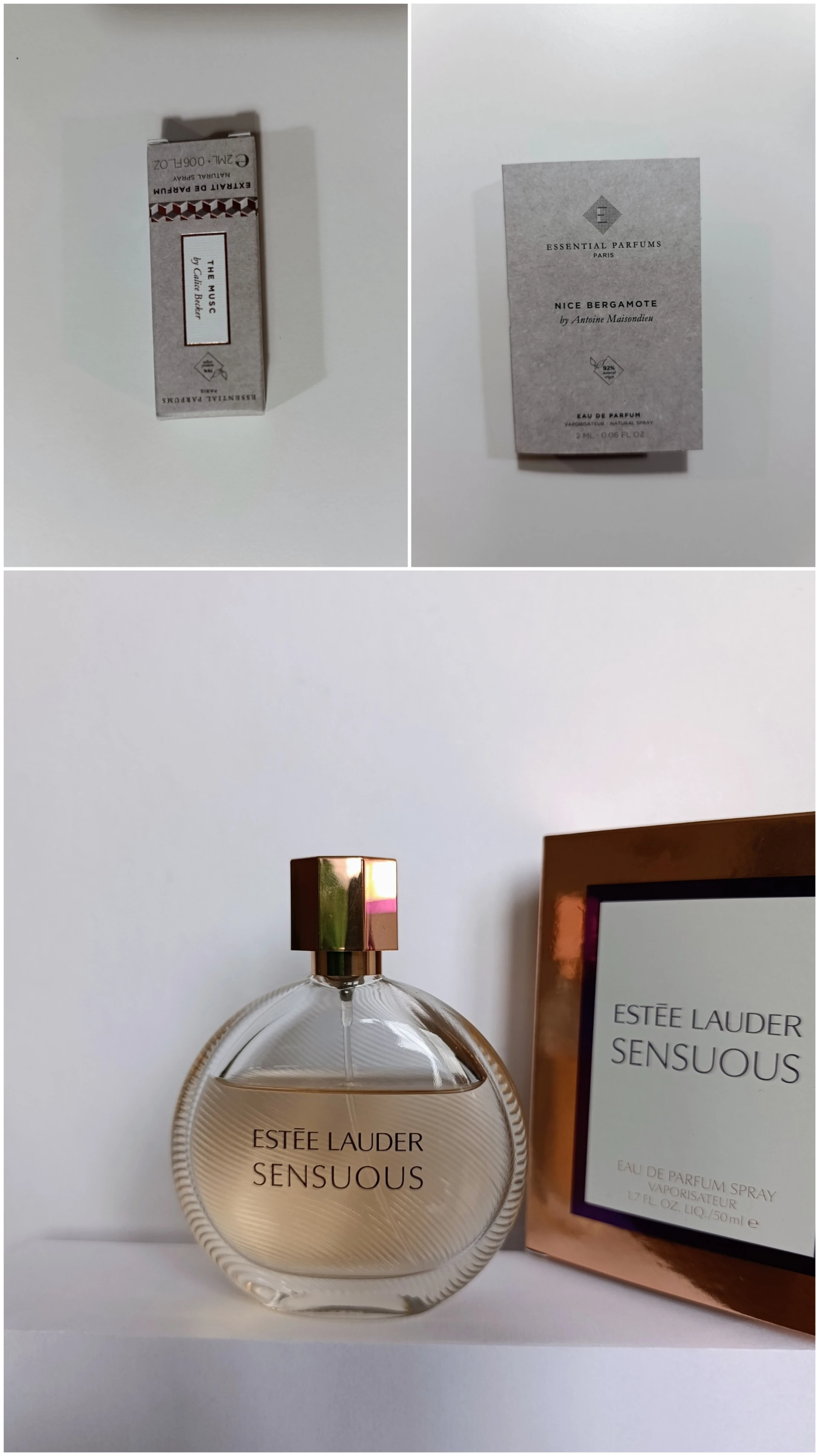 Üvegében 🤎 Estée Lauder Sensuous EDP + Essential Parfums minták