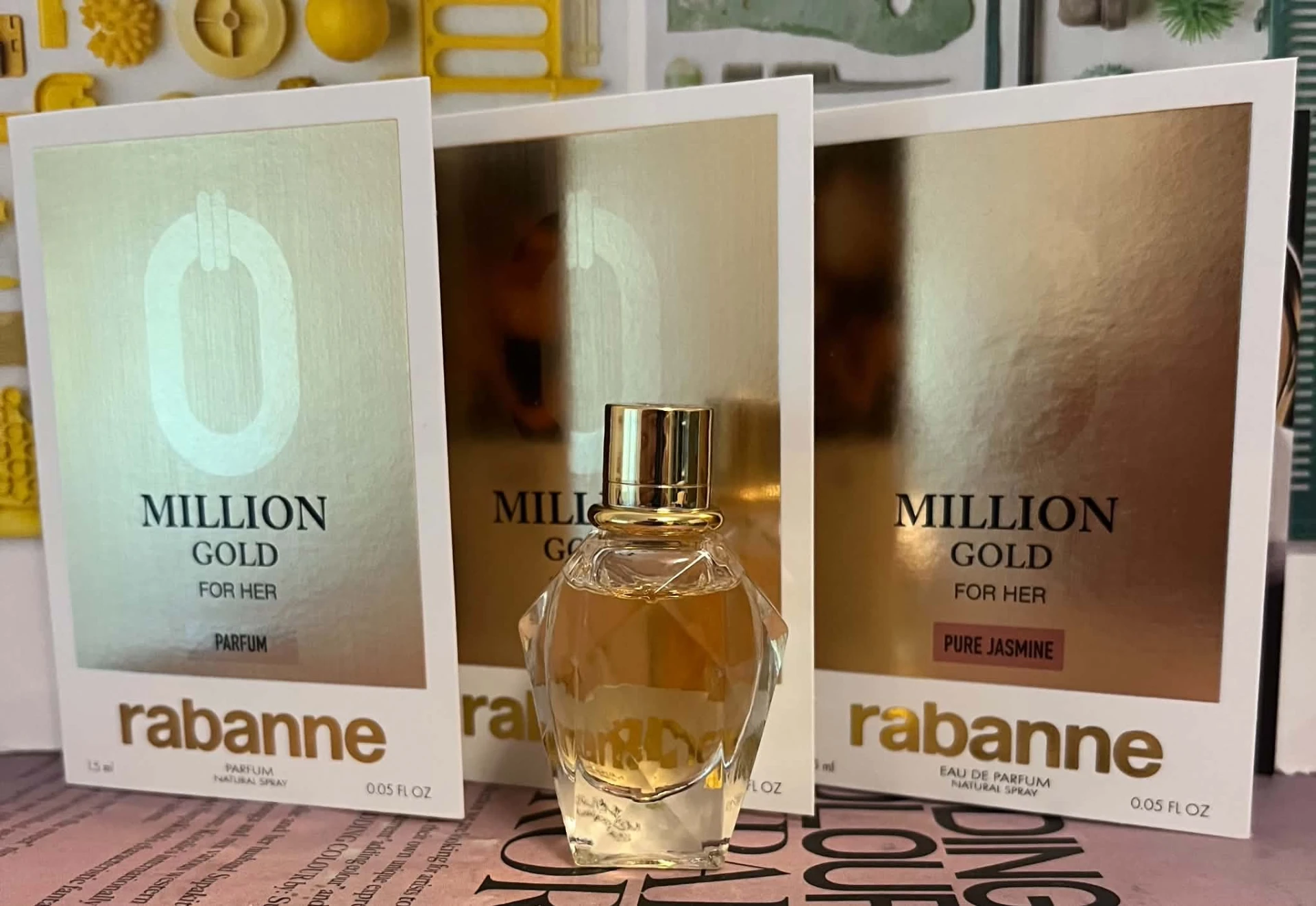 Rabanne Million Gold For Her EDP 5 ml miniparfüm felfedező illatszettben