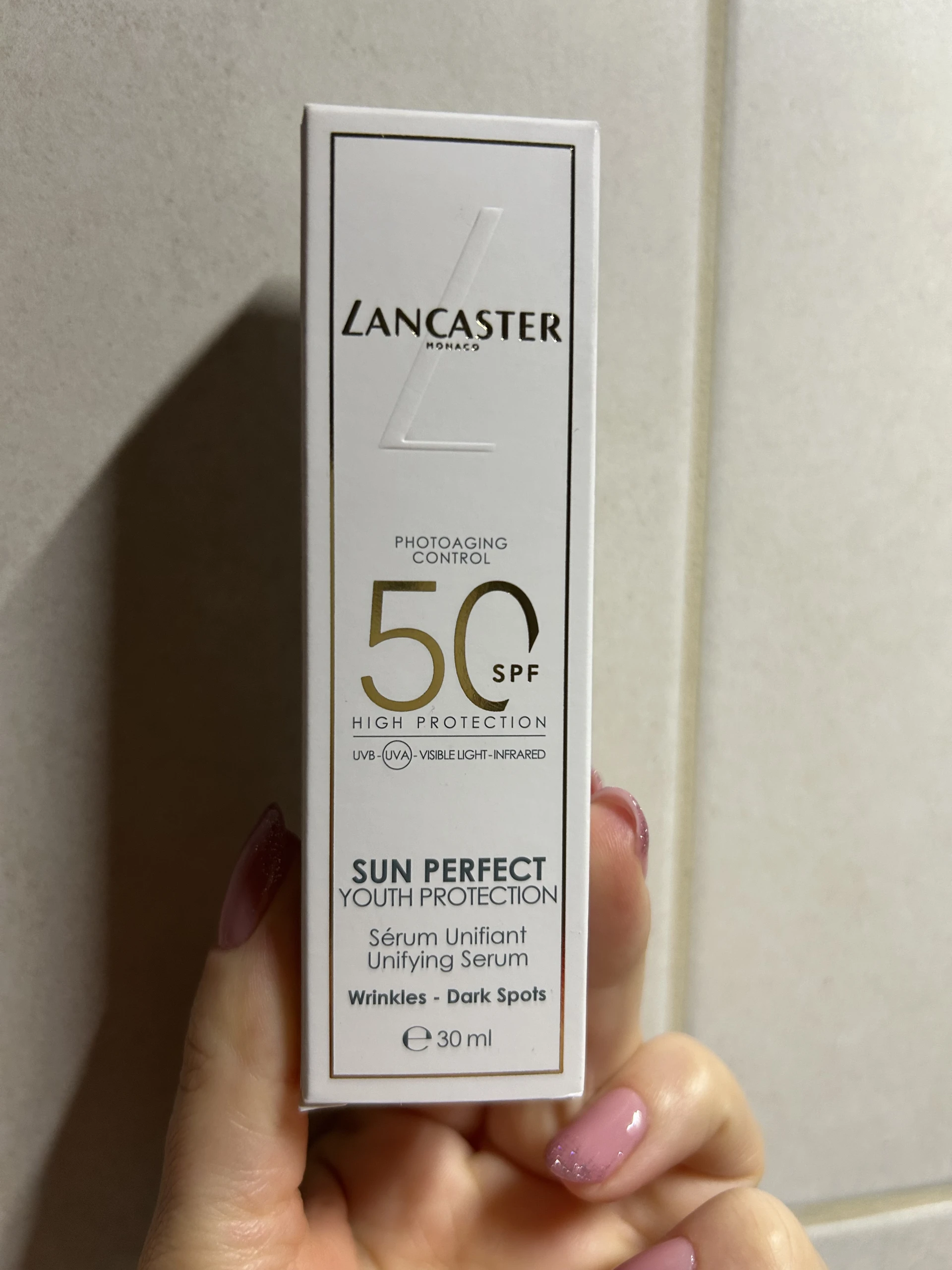 Lancaster Sun Perfect Unifying Serum SPF50 Fényvédő Szérum