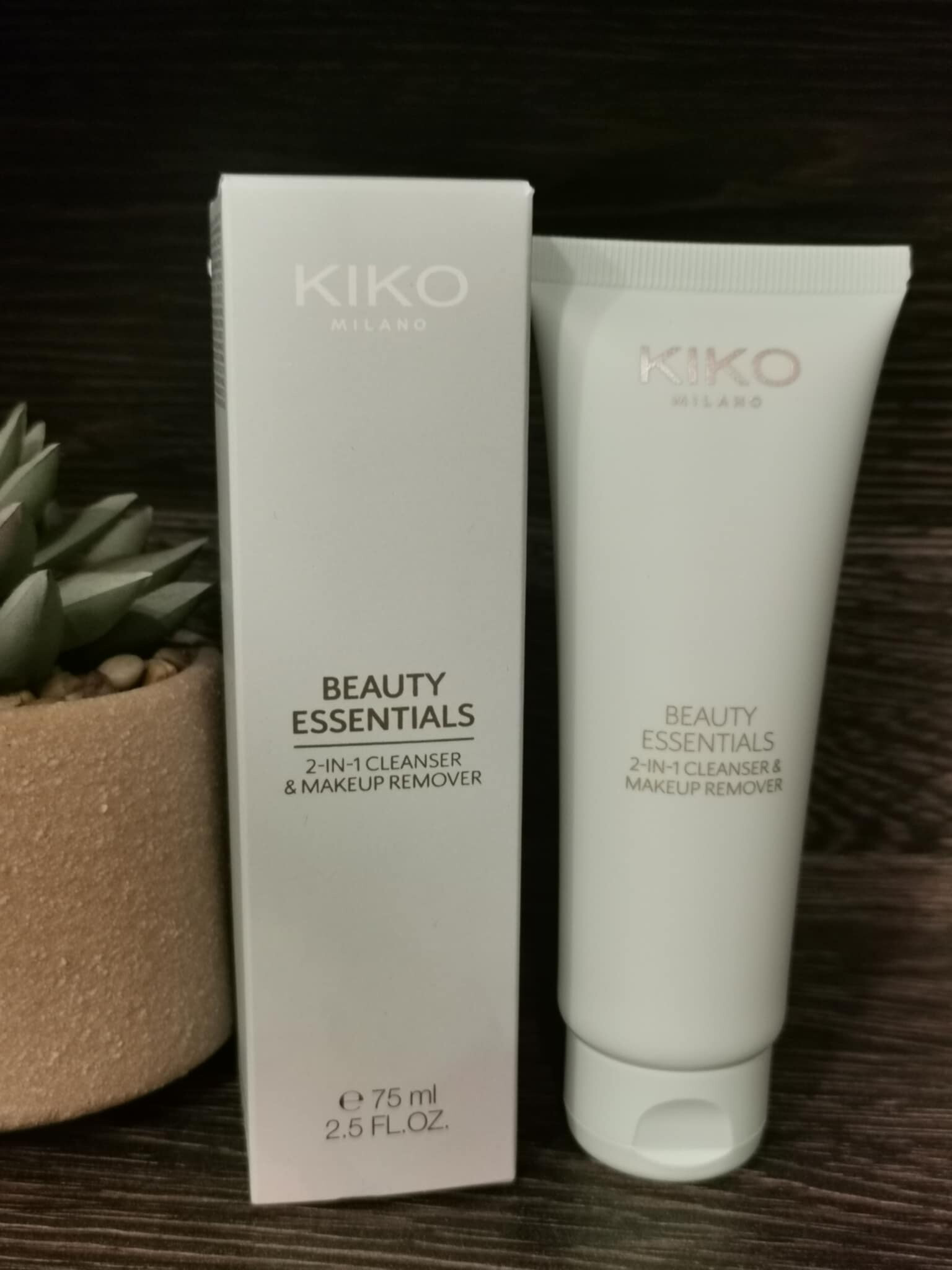 Kiko Milano Beauty Essentials 2-In-1 Cleanser & Makeup Remover