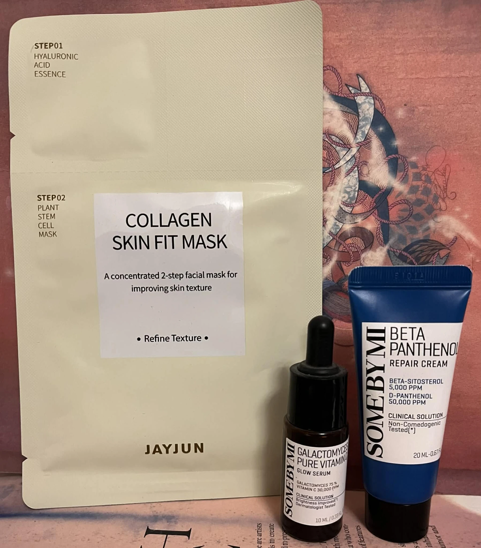 Some By Mi Galactomyces Pure Vitamin C Glow Serum mini bőrápoló szettben