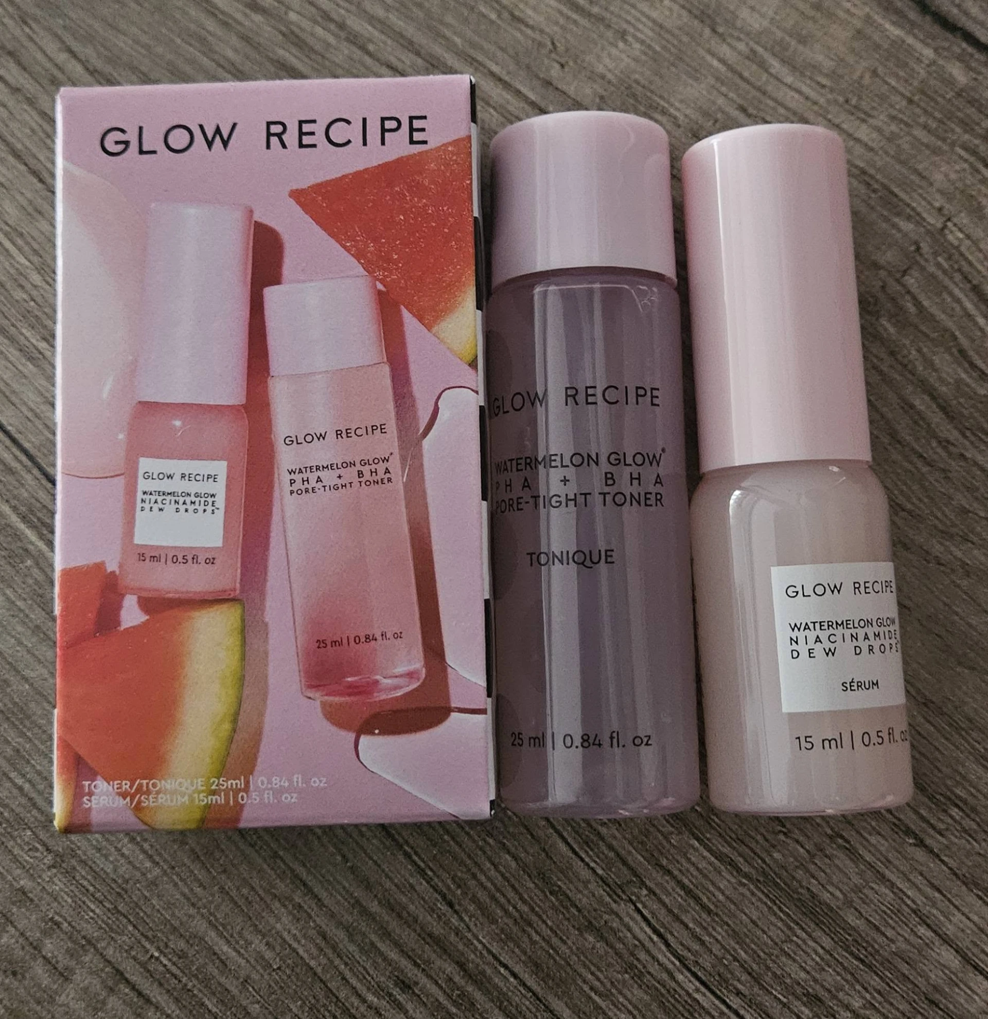 GLOW RECIPE Glow recipe serum + Toner duo ( 15+25ml )