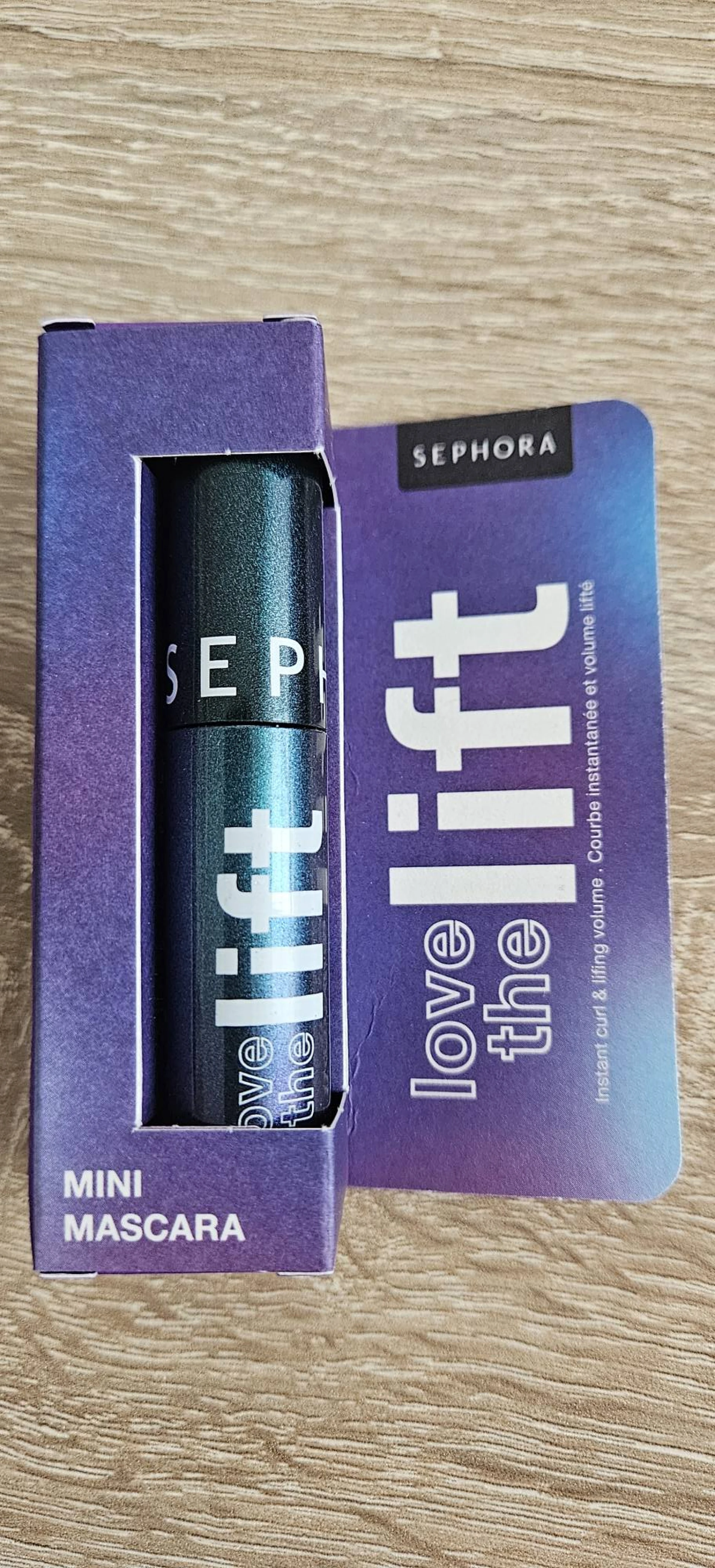 Sephora mini mascara LOVE THE LIFT