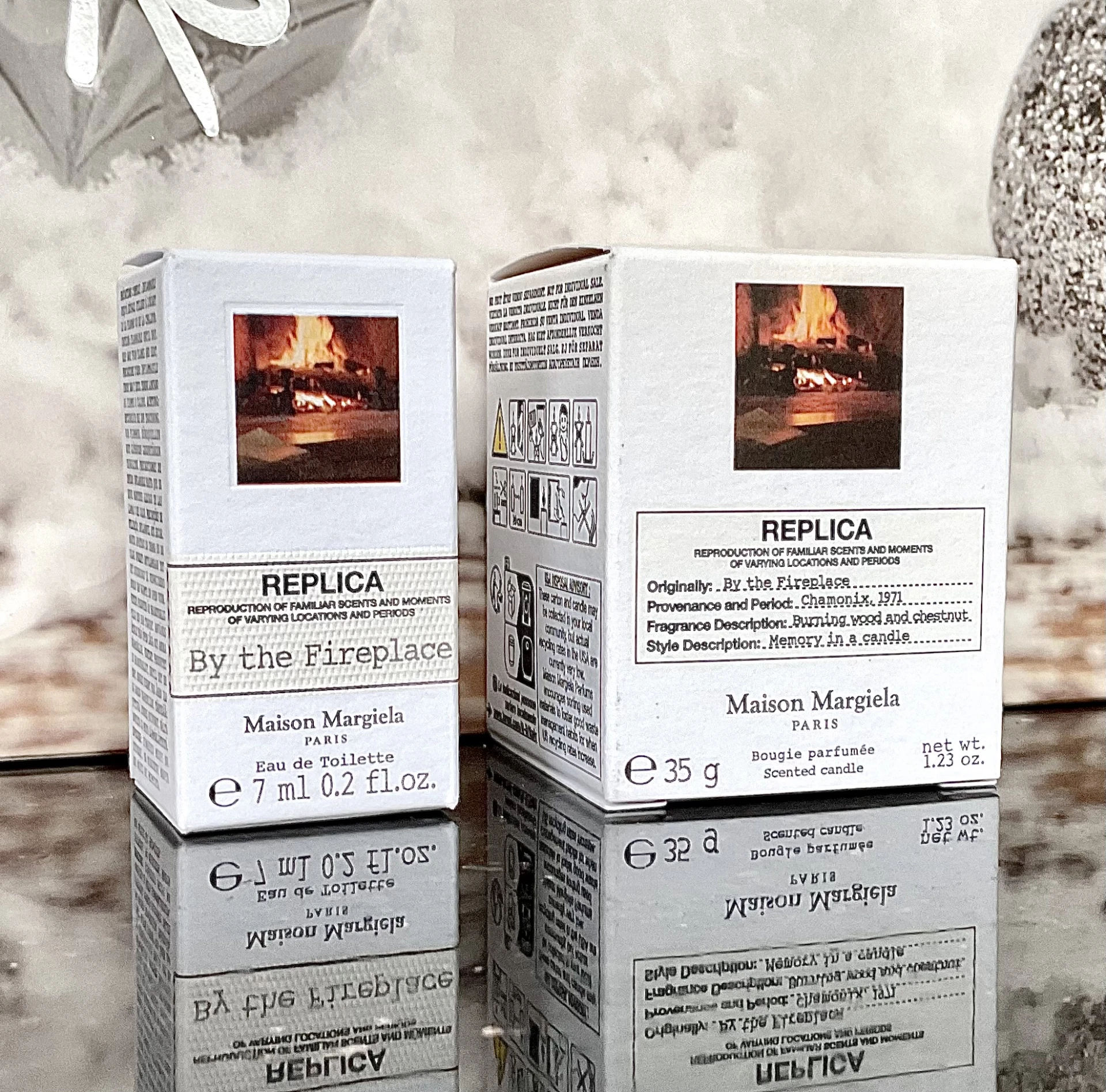 Maison Margiela Replica By The Fireplace EDT miniatűr, illatgyertya és decant🔥