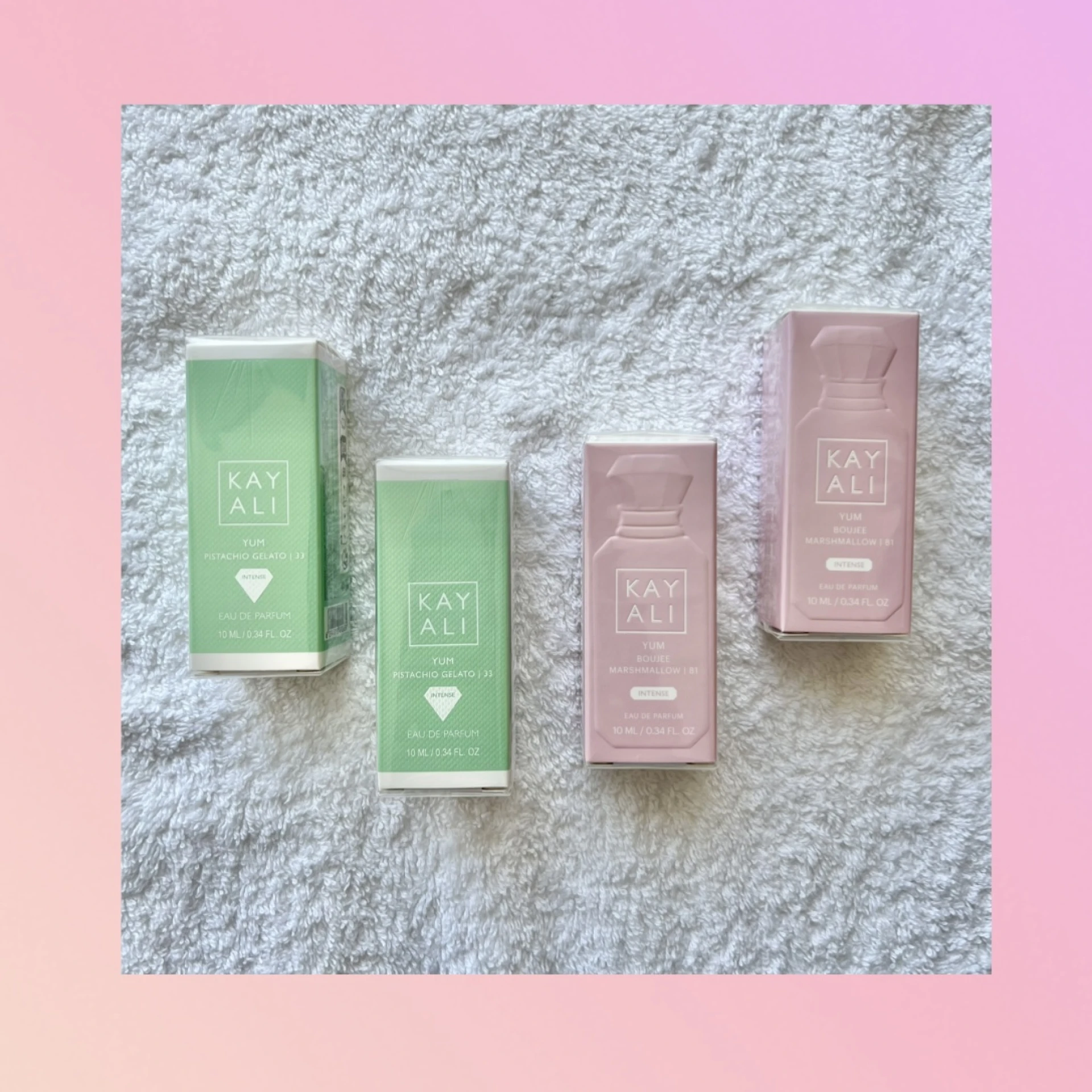 Huda Beauty Kayali Yum Pistachio Gelato