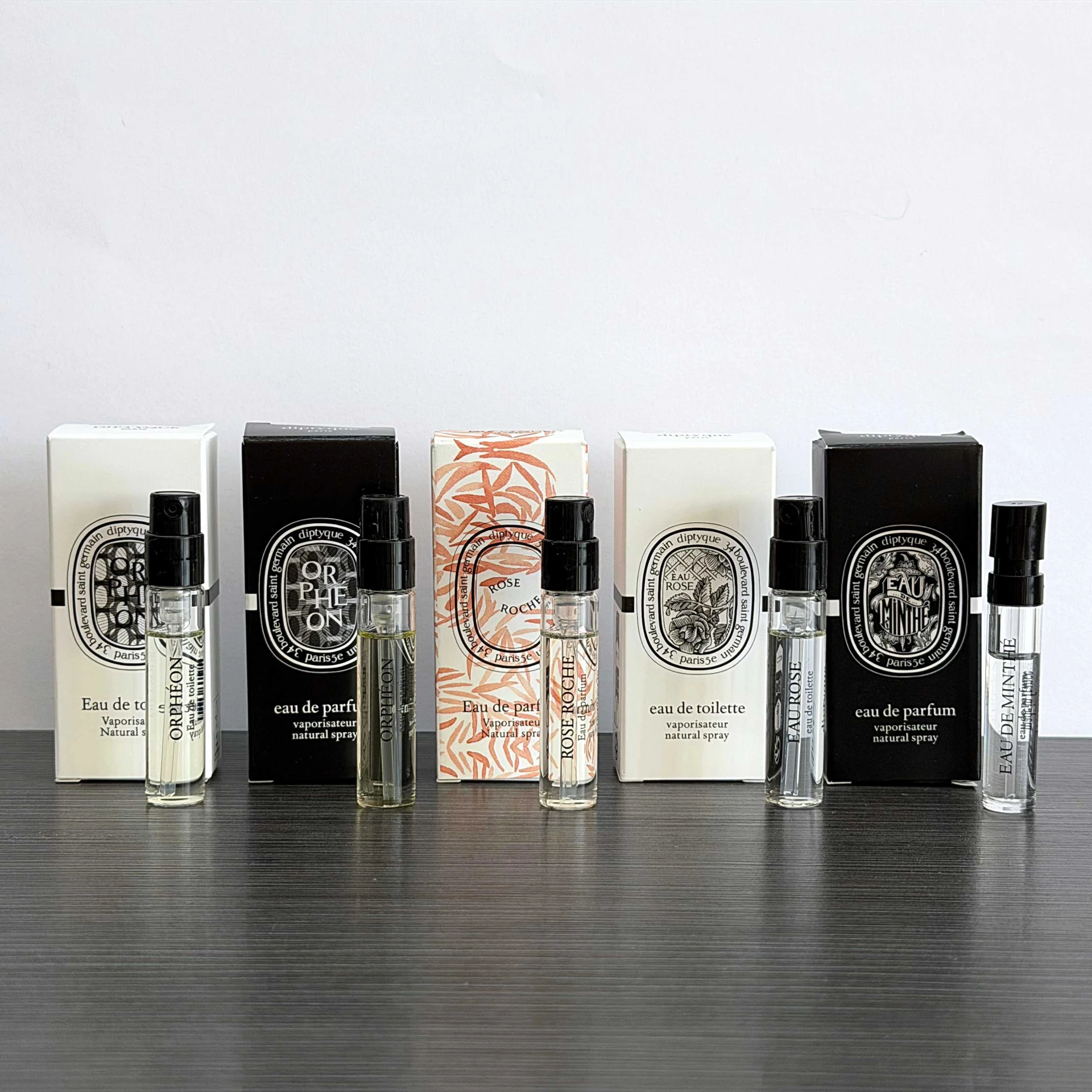 Diptyque Paris gyári minták - Diptyque Orphéon EDT és mások