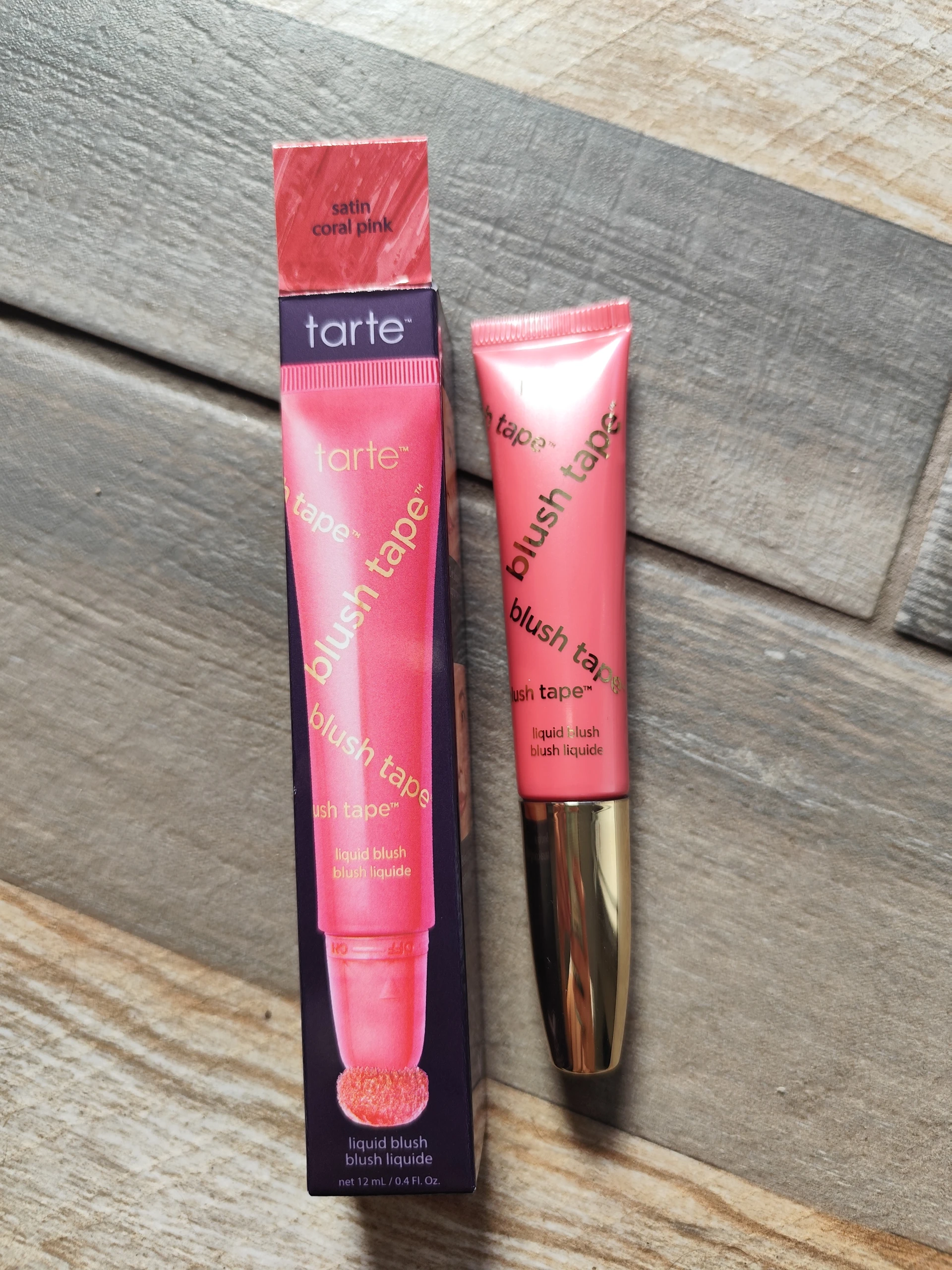 Tarte Blush Tape Satin coral pink