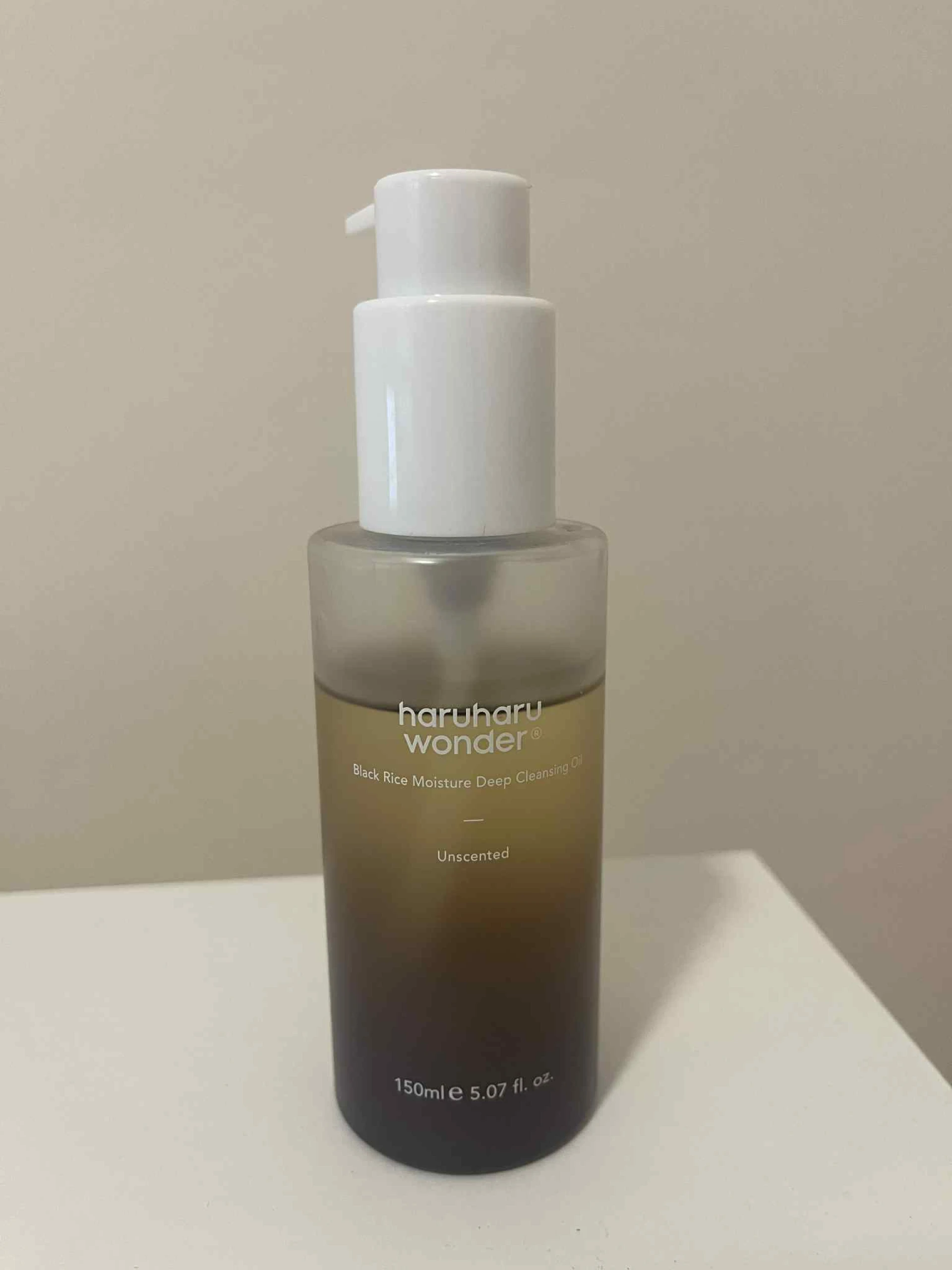 Haruharu Wonder Black Rice Moisture Deep Cleansing Oil mélytisztító olaj